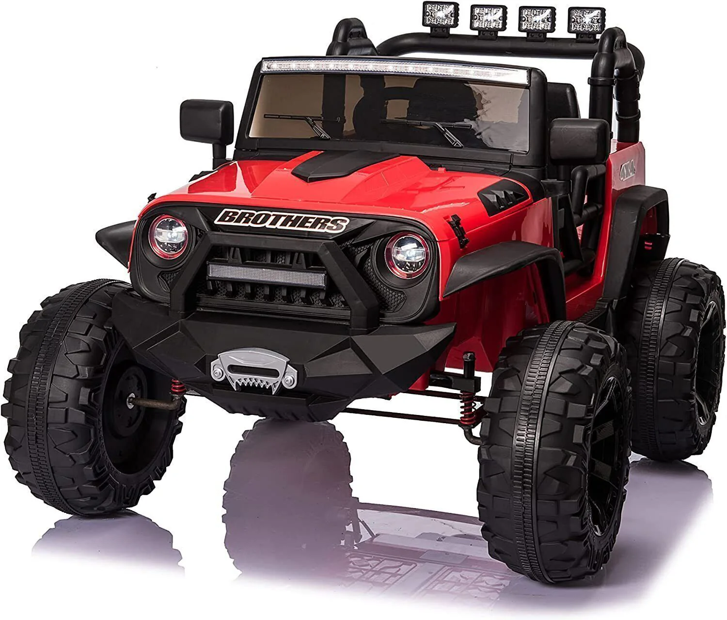 24V Jeep Fashion Electric Ride-On Car with Remote Control and Music for Kids - Image 21