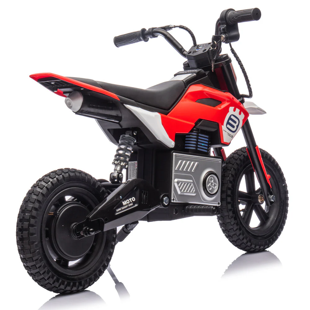 24V 200W Electric Ride-On Motocross Motorcycle for Kids Ages 5-15 3-9 MPH Speed - Image 22