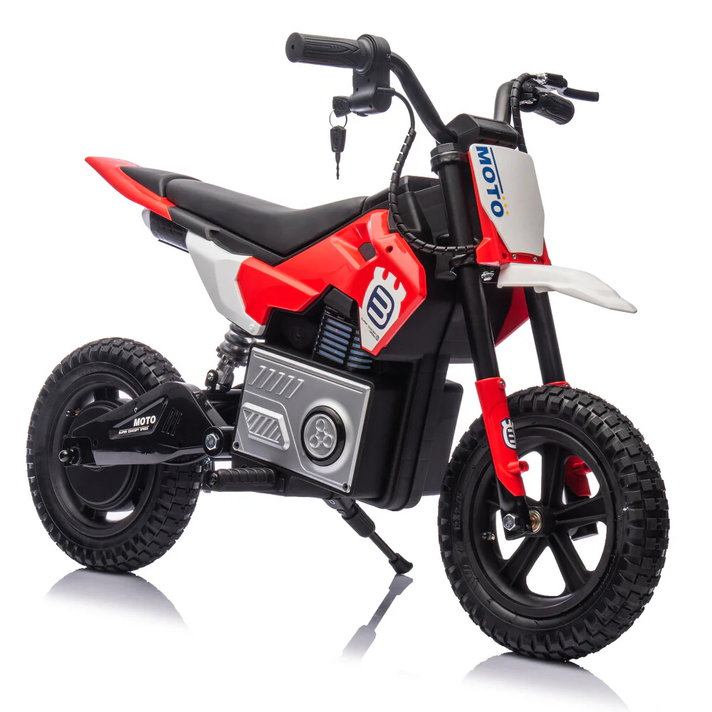 24V 200W Electric Motocross Ride-On Motorcycle, 3.1–9.3 MPH, Ages 5–15 - Image 18