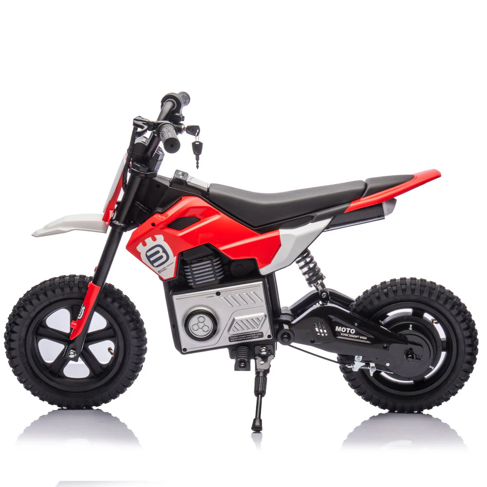 24V 200W Electric Motocross Ride-On Motorcycle, 3.1–9.3 MPH, Ages 5–15 - Image 23
