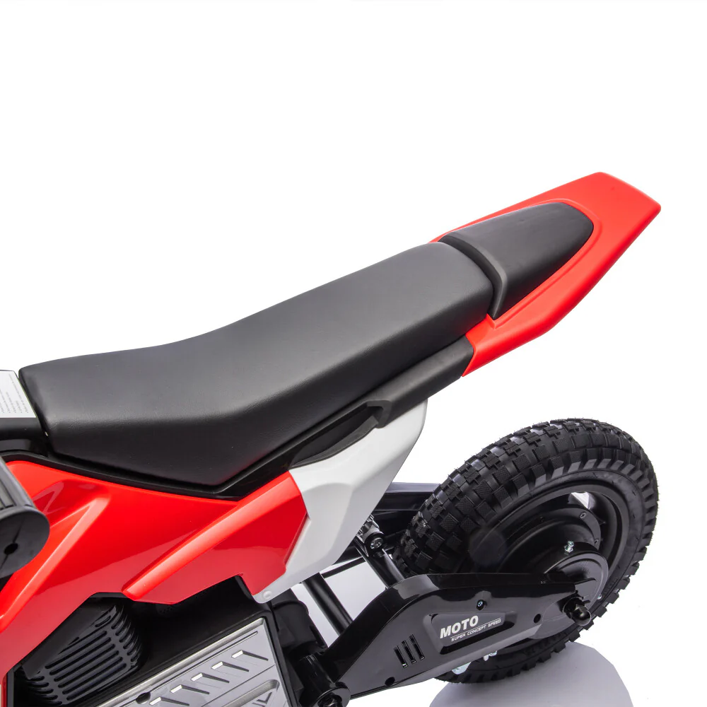 24V 200W Electric Motocross Ride-On Motorcycle, 3.1–9.3 MPH, Ages 5–15 - Image 30