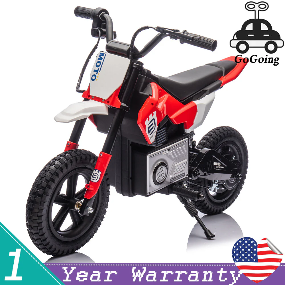 24V 200W Electric Kids Motocross Ride-On Motorcycle 3.1–9.3 MPH Ages 5–15