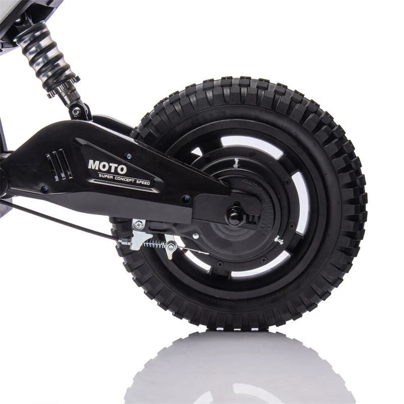 24V 200W Electric Motocross Ride-On Motorcycle for Kids 3.1–9.3 MPH Ages 5–15 - Image 11