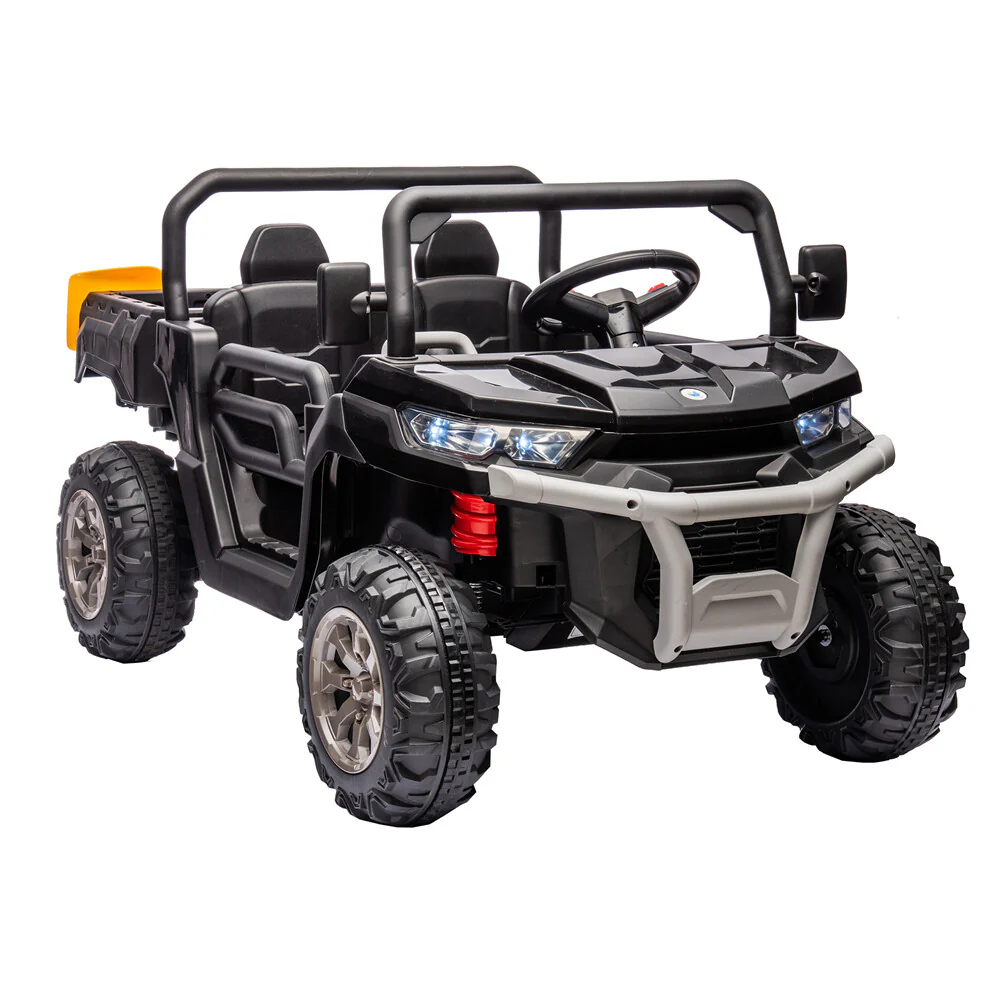 24V Kids Ride-On Truck with Remote Control, 2-Seater, 400W Powerful Motor - Image 14