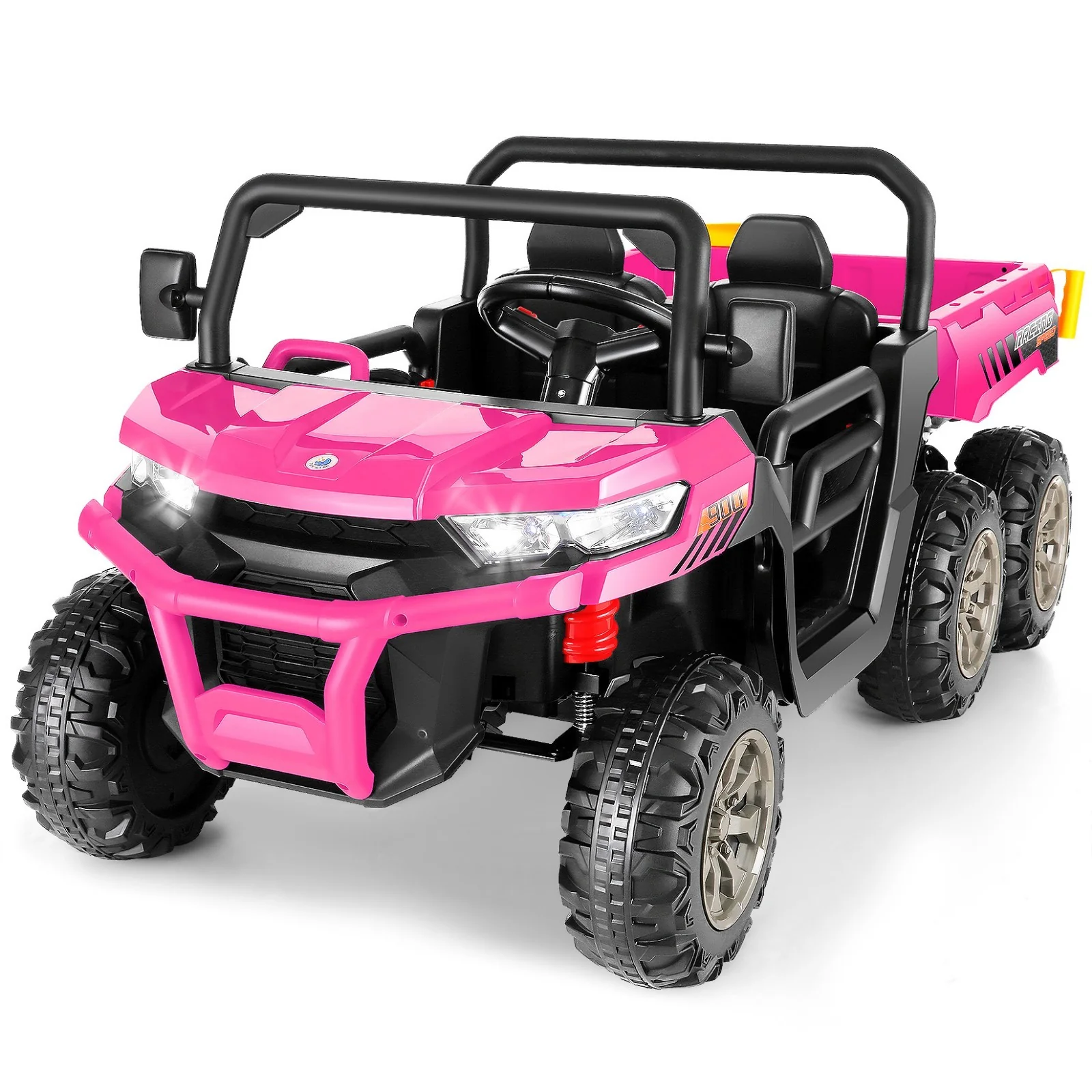 24V Electric 2-Seater Kids Ride-On UTV Dump Truck with 4WD and Remote Control - Image 3