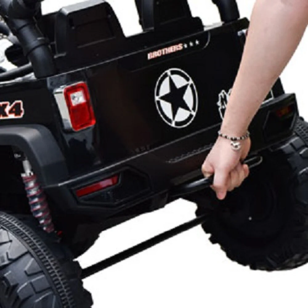 24V Kids 2-Seater Ride-On Truck with Remote Control, 3 Speeds, 9Ah Battery, and Spring Suspension - Image 12