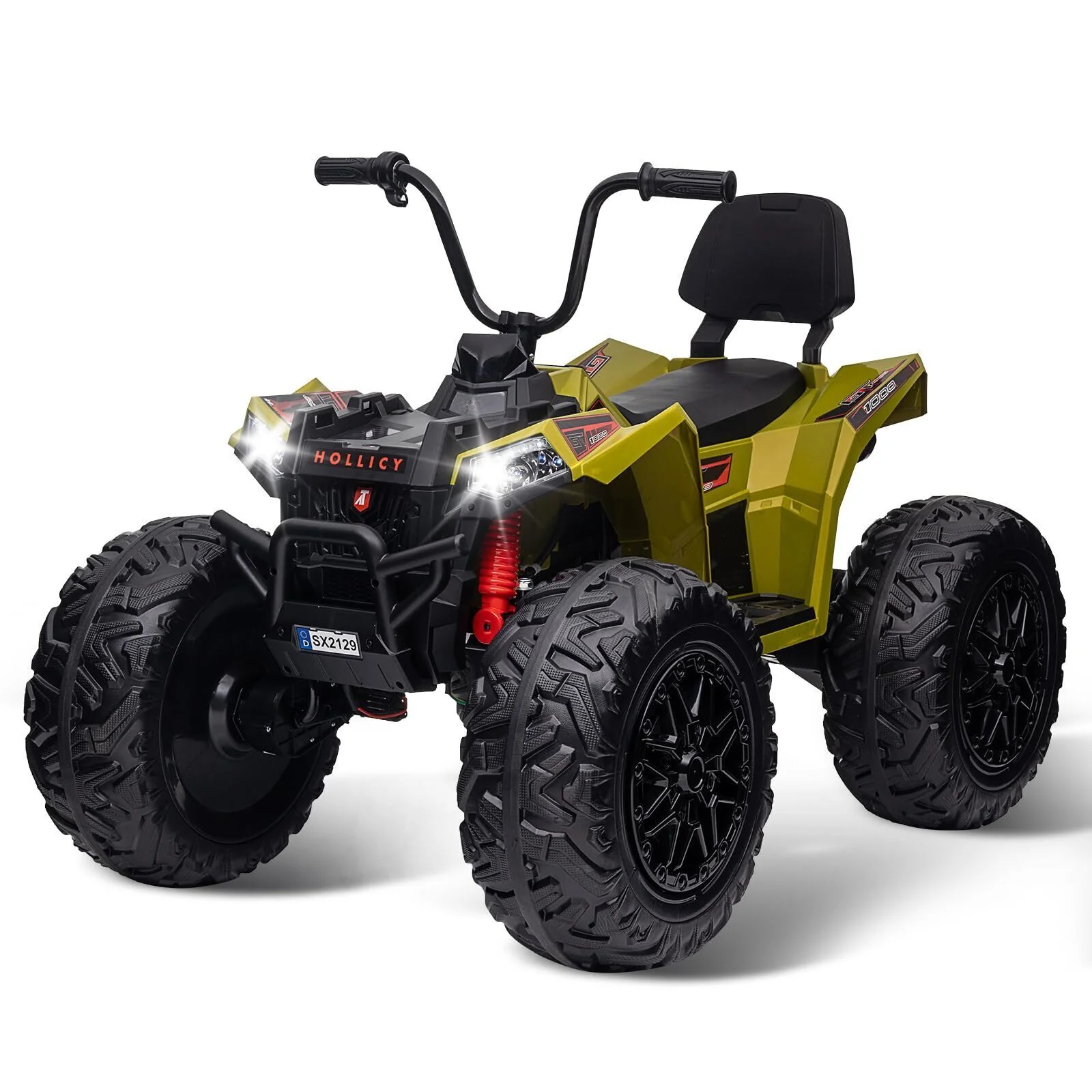 24V Kids 4-Wheeler ATV Ride-On Toy Quad Car with 5 MPH Max Speed and LED Lights Off-Road - Image 14