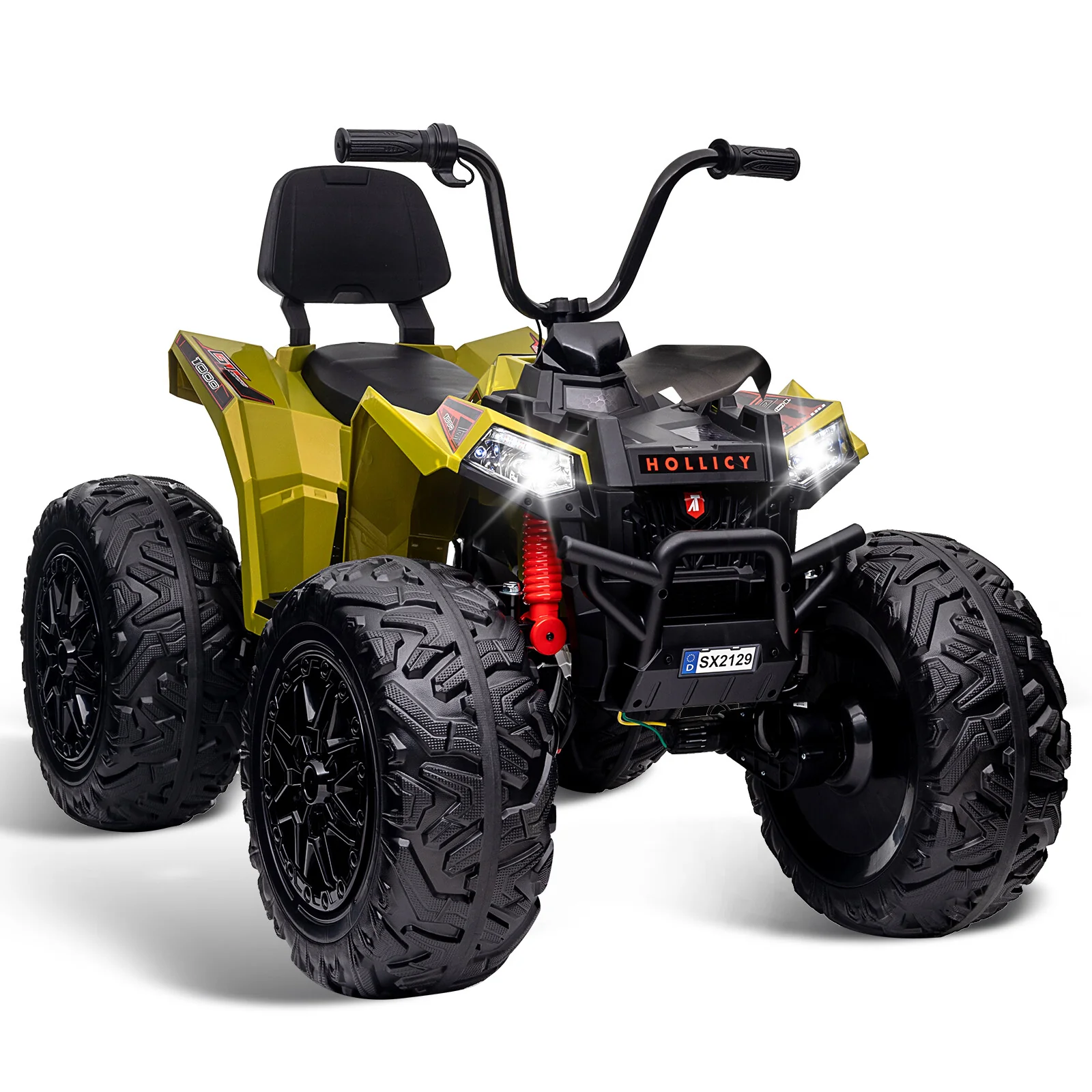 24V Kids 4WD Electric Ride-On ATV with EVA Tires and Accelerator Handle - Image 5