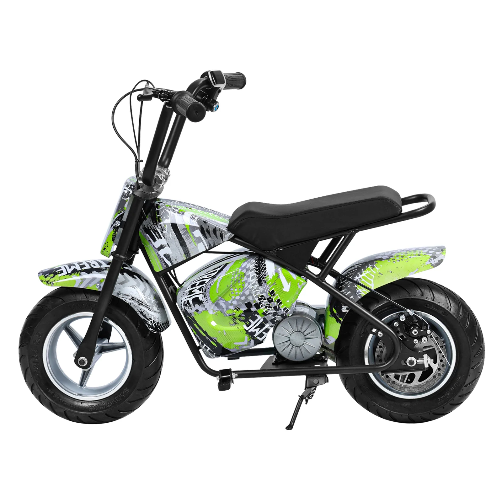 24V Kids Electric Dirt Bike with Rubber Tires, Twist Grip Throttle, and Metal Suspension - Image 3