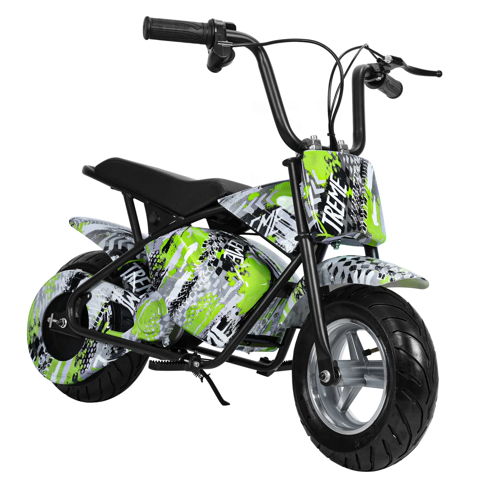 24V Kids Electric Dirt Bike with Rubber Tires, Twist Grip Throttle, and Metal Suspension - Image 4