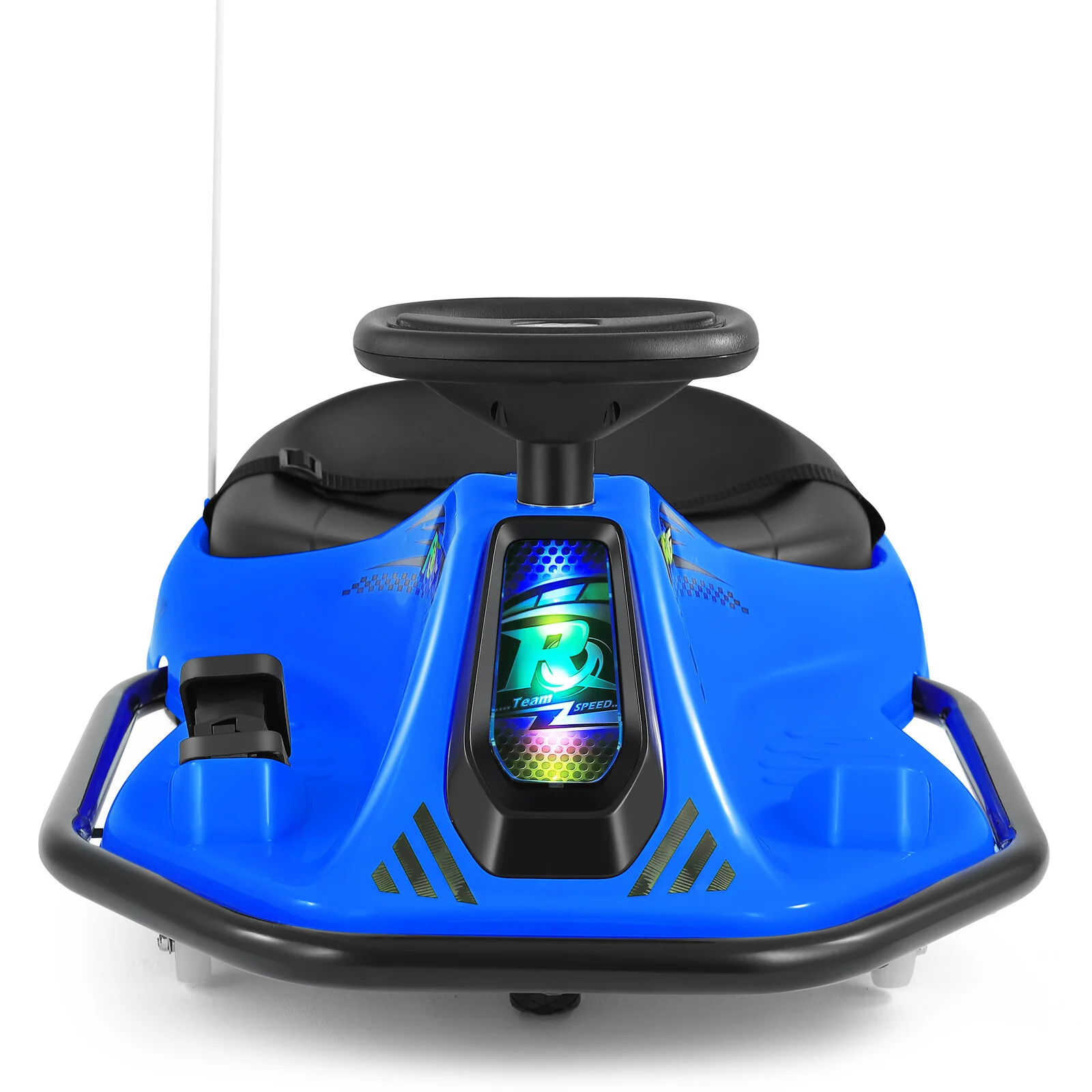 24V Kids Electric Drifting Go-Kart with 360-Degree Spin and Bluetooth Control Blue - Image 17