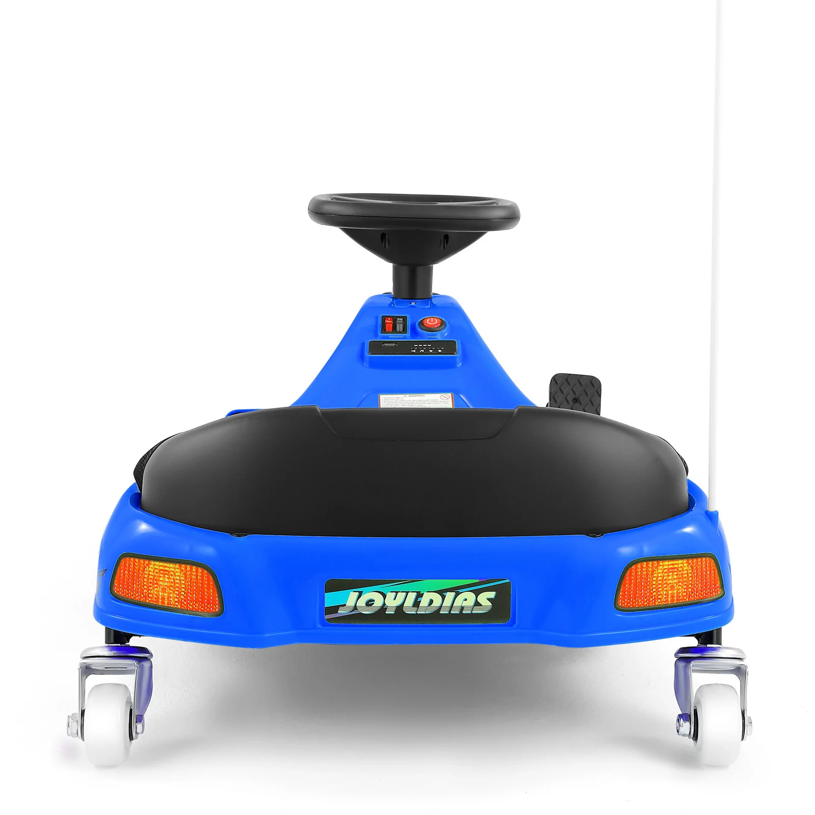 24V Kids Electric Drifting Go-Kart with 360-Degree Spin and Bluetooth Control Blue - Image 24
