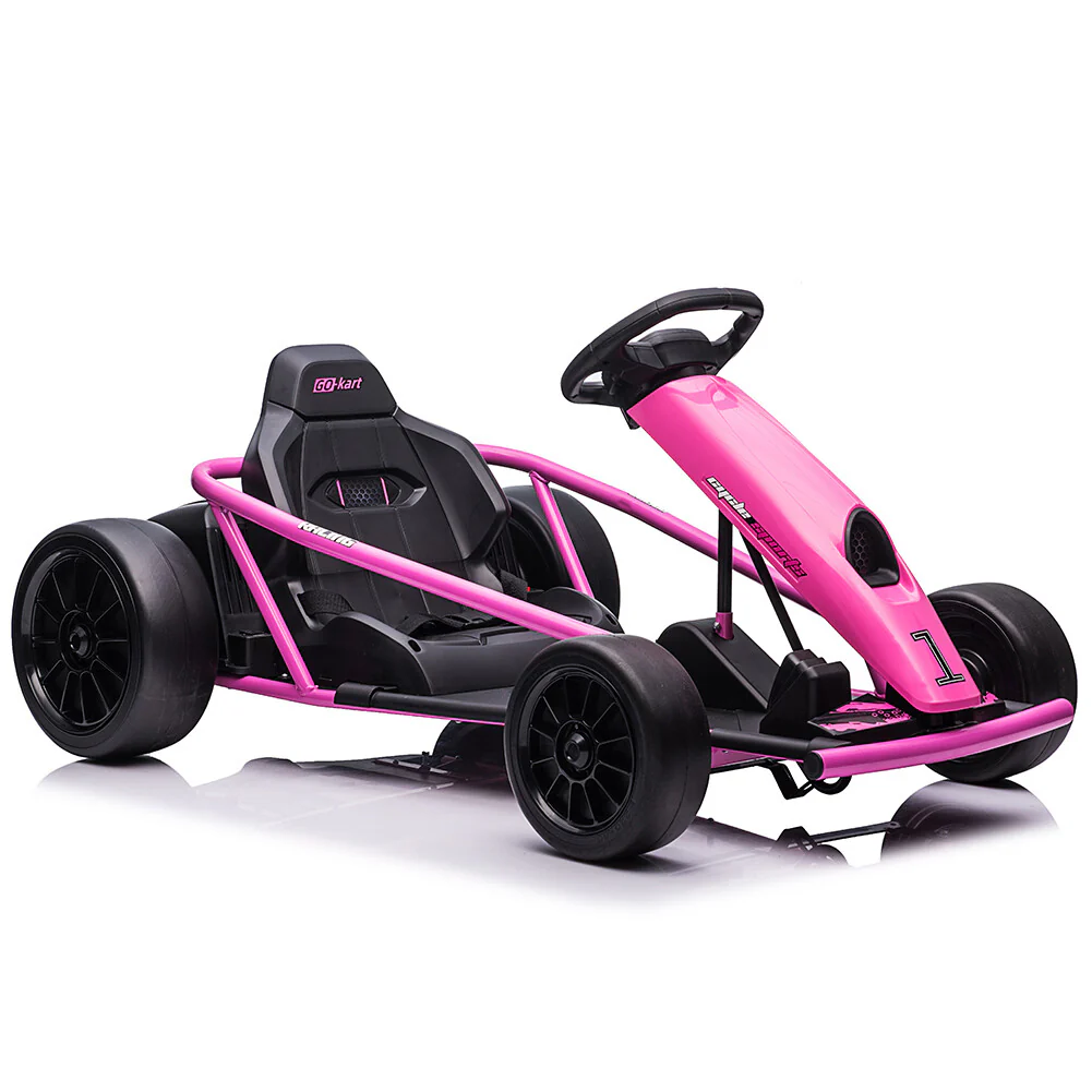 24V Electric Kids Drift Go-Kart Ride-On Car with Dual 300W Motors for Ages 8-12 - Image 25