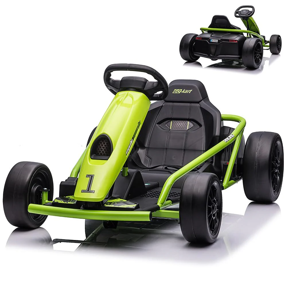 24V Electric Kids Drift Go-Kart Ride-On Car with Dual 300W Motors for Ages 8-12 - Image 26