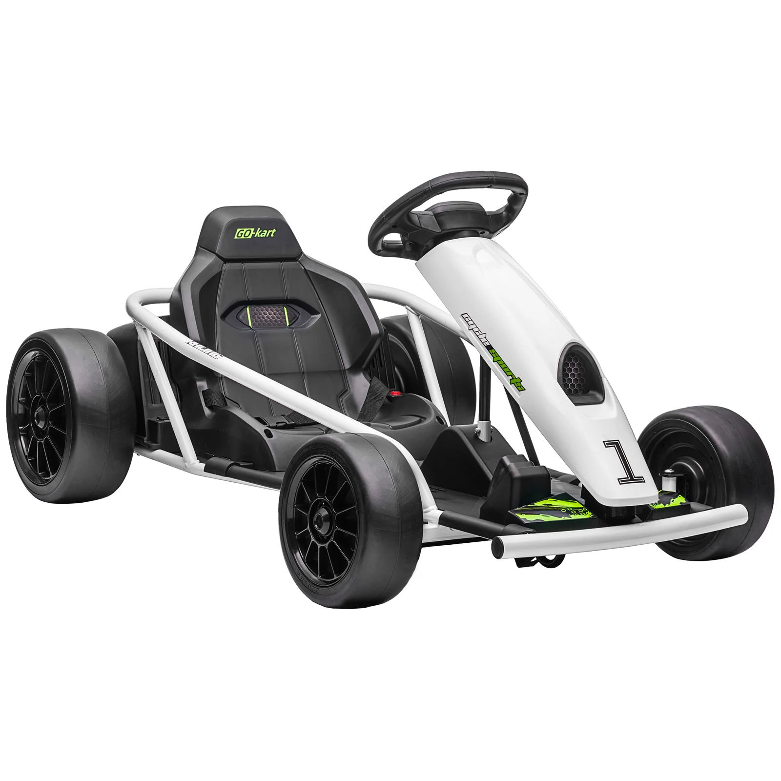 24V Kids Electric Ride-On Go Kart with Drift and 2 Speeds for Boys and Girls Ages 8-12 - Image 11