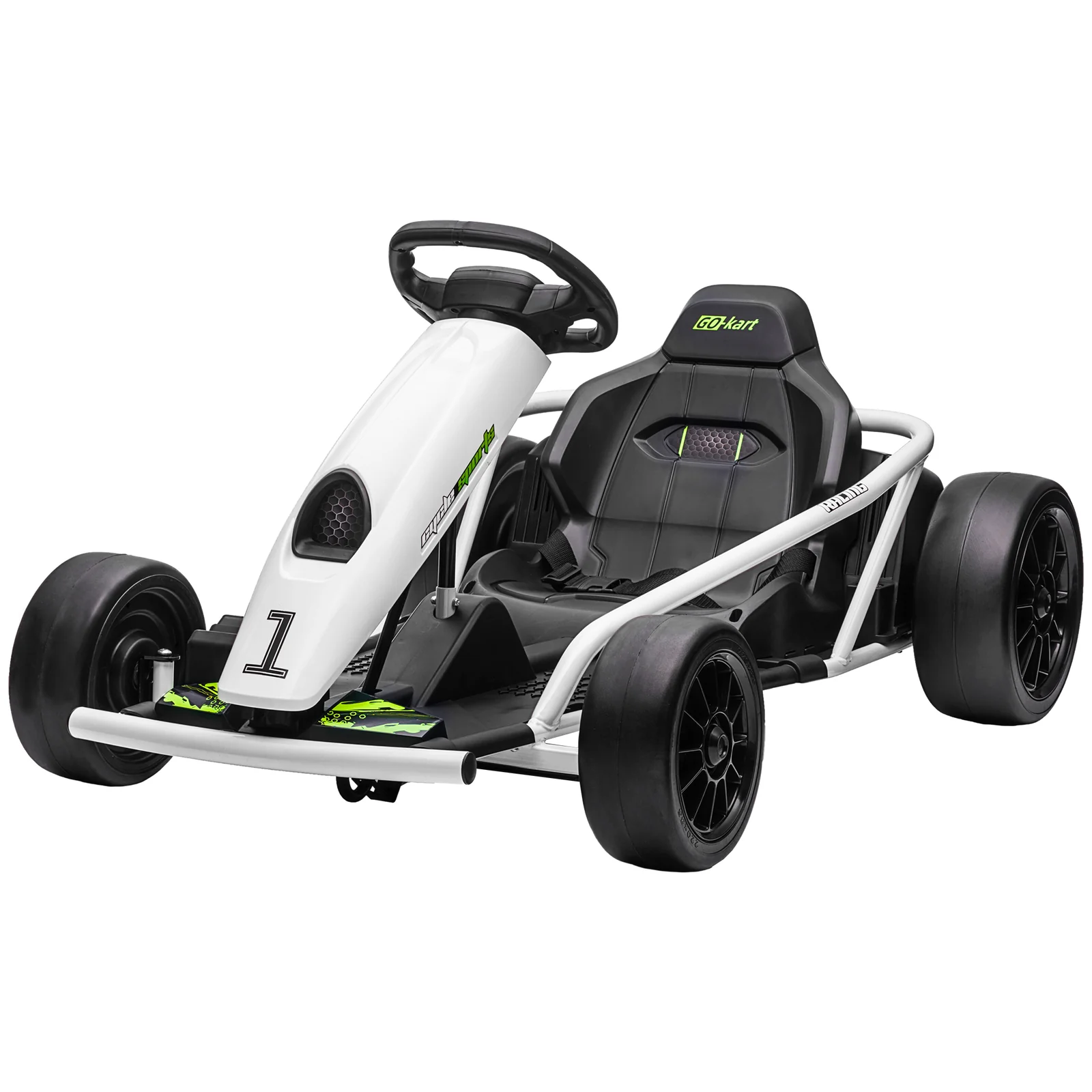 24V Kids Electric Ride-On Go Kart with Drift and 2 Speeds for Boys and Girls Ages 8-12 - Image 12