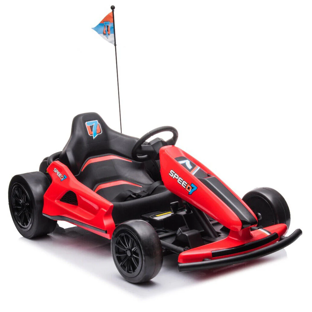 24V Kids Electric Racing Car with Drift Mode - Battery Powered Ride-on Toy - Image 6