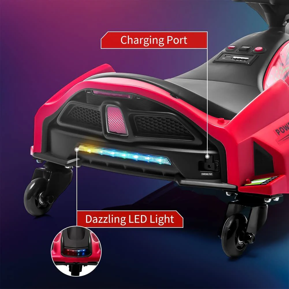 24V Kids Electric Racing Car with Drift Mode - Battery Powered Ride-On Vehicle - Image 22