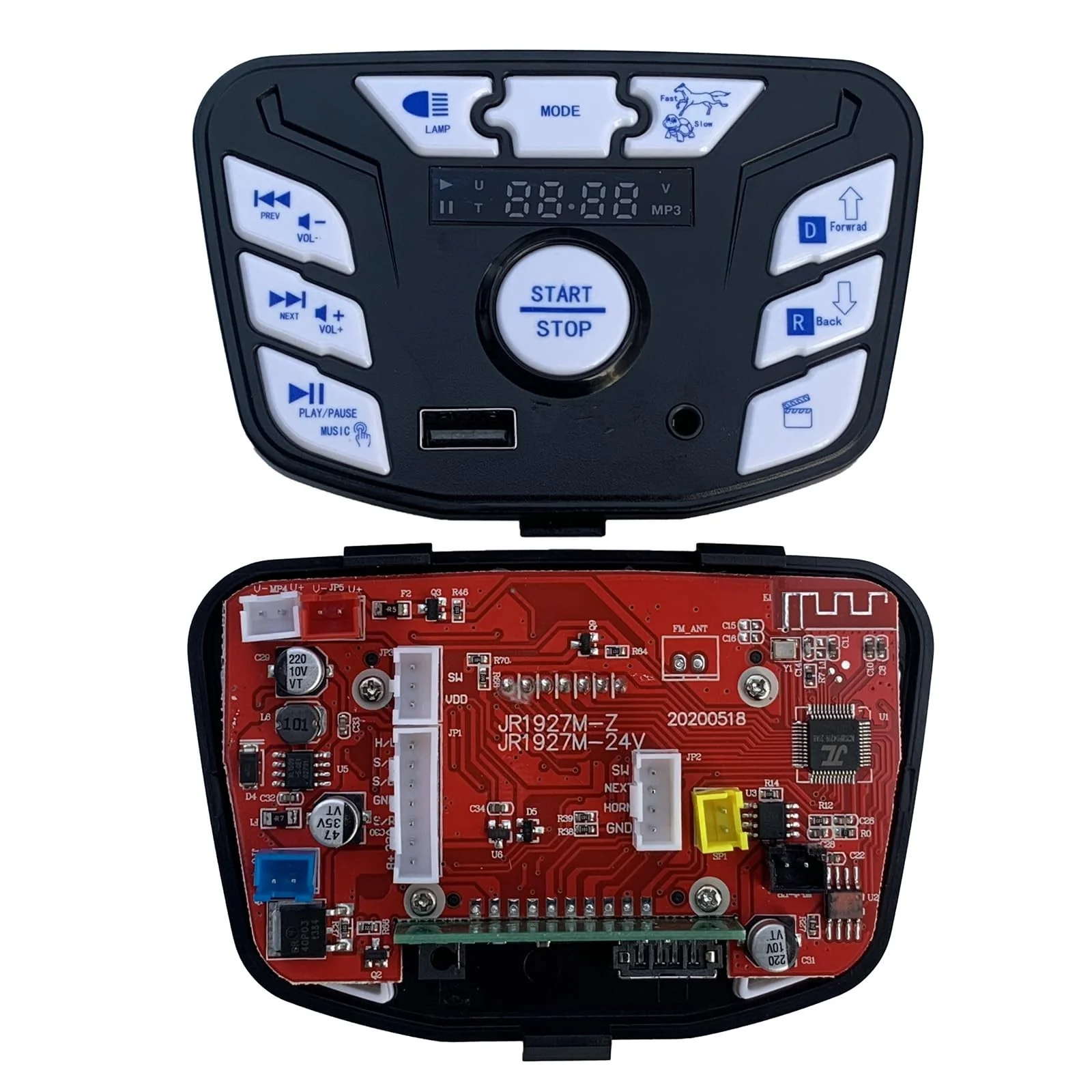 24V Children's Electric Ride-On Car Controller with Music and Dual Direction Functionality - Image 2