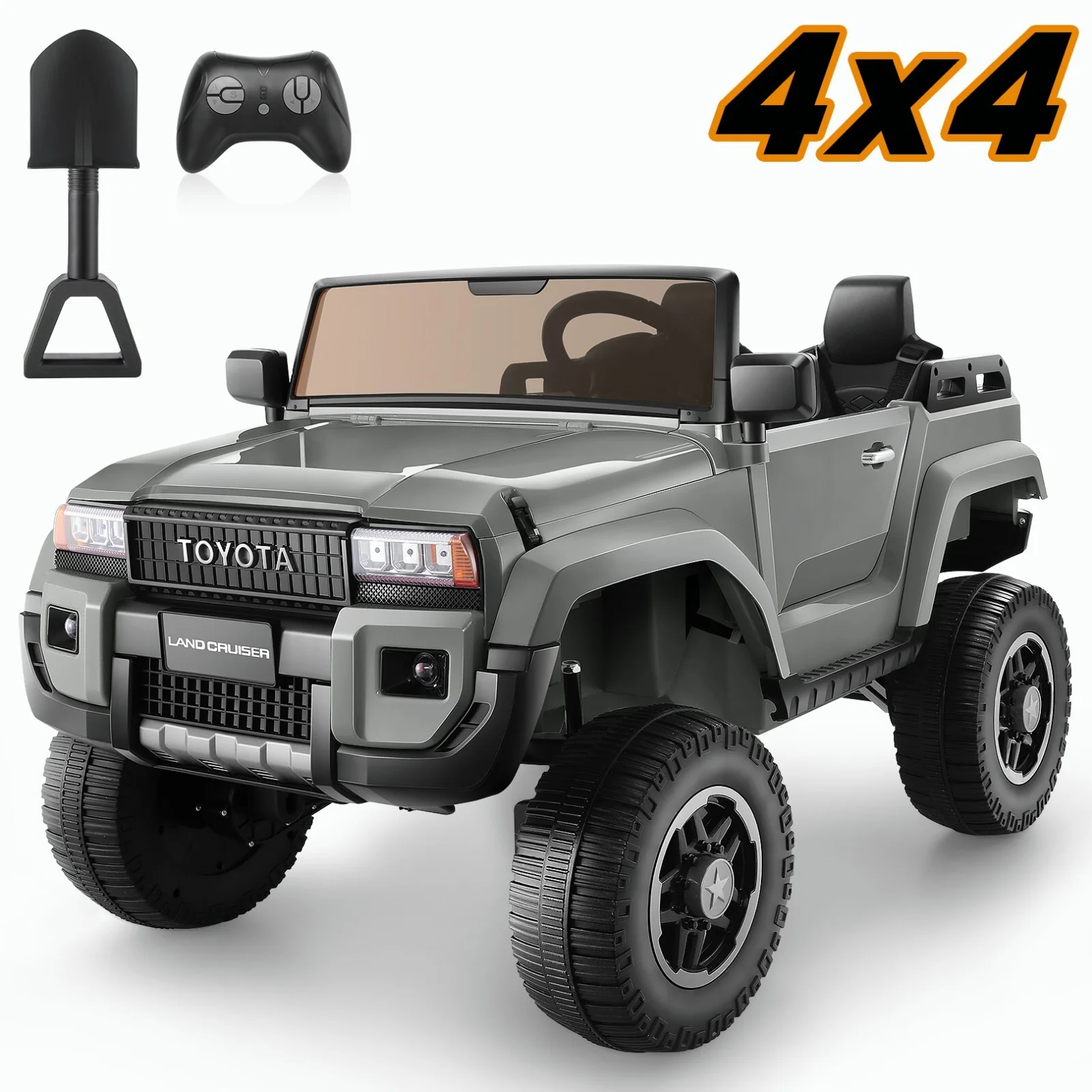 24V Kids Electric 4WD Ride-On Car with Remote Control and LED Lights - Image 23
