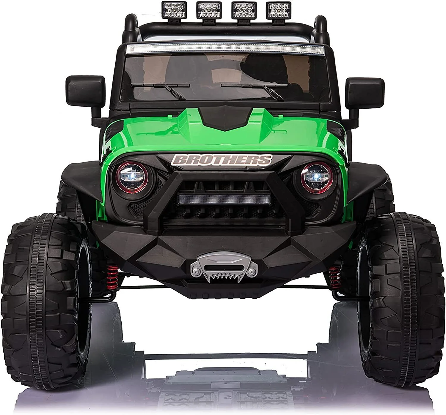 24V Kids Electric Ride-On Truck with Parent Remote Control and 2 Seats - Image 21