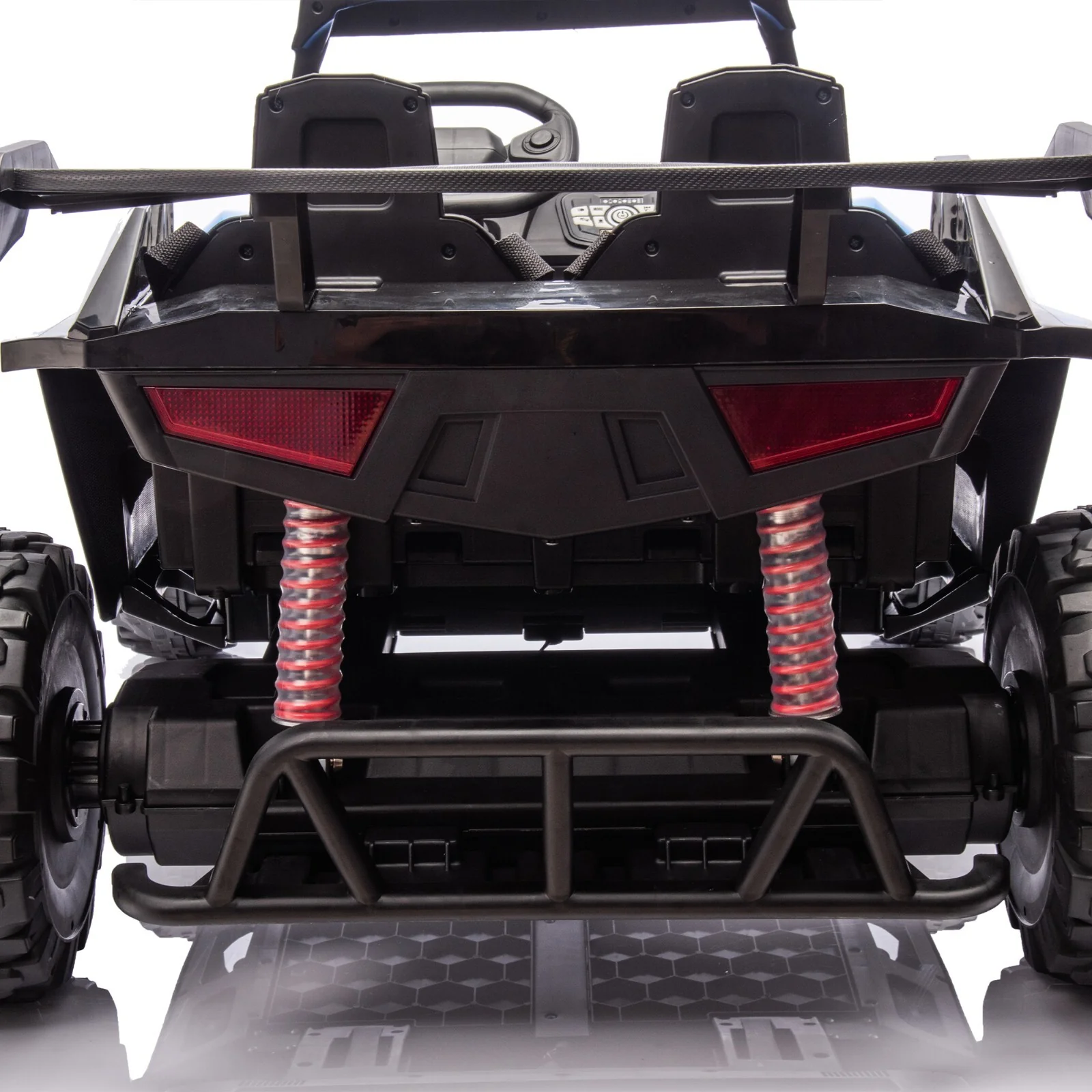 24V Electric Kids Off-Road UTV Ride-On Car 2-Seater with Remote Control Black - Image 15