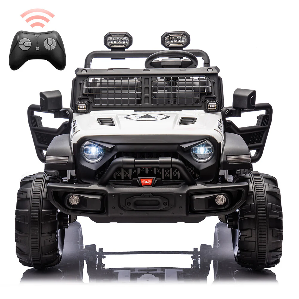 24V Electric 2-Seater Kids Ride-On Car with 2WD and LED Lights - Image 9
