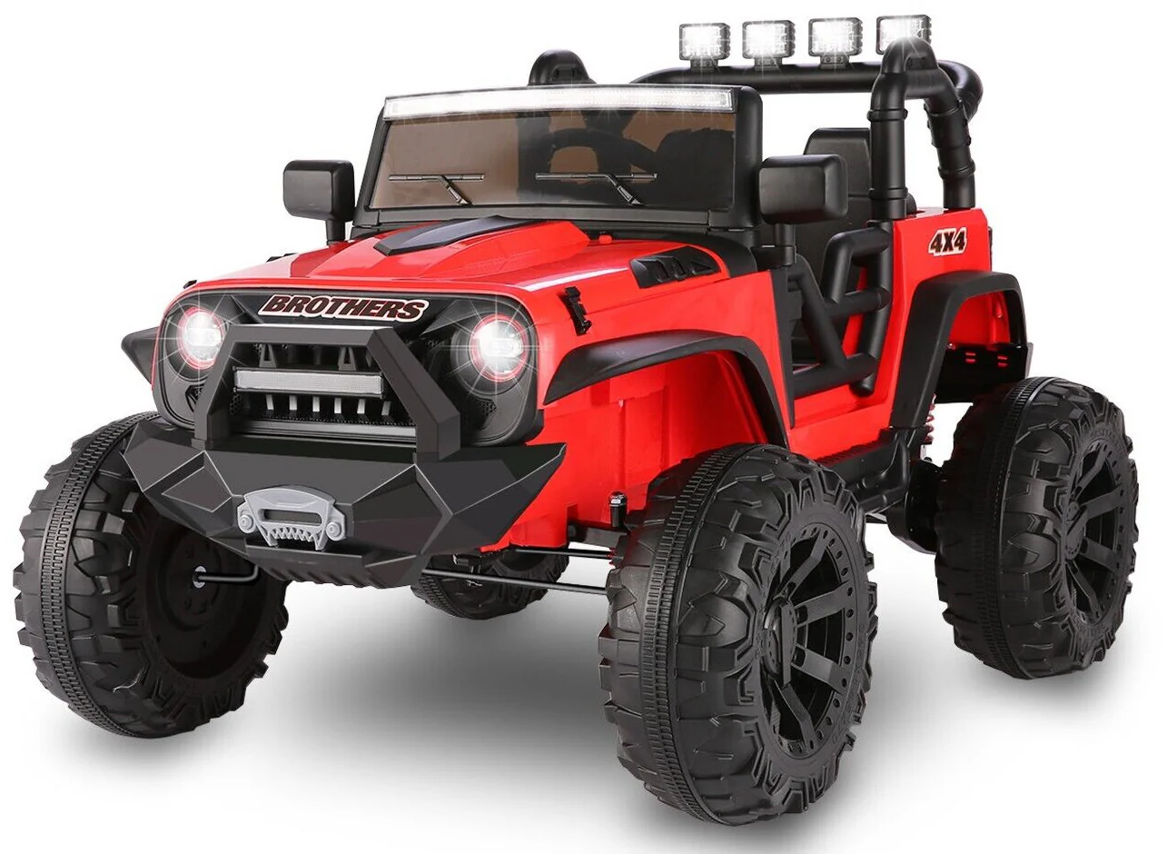 24V Kids Electric 2-Seater Ride-On Jeep Truck with Remote Control