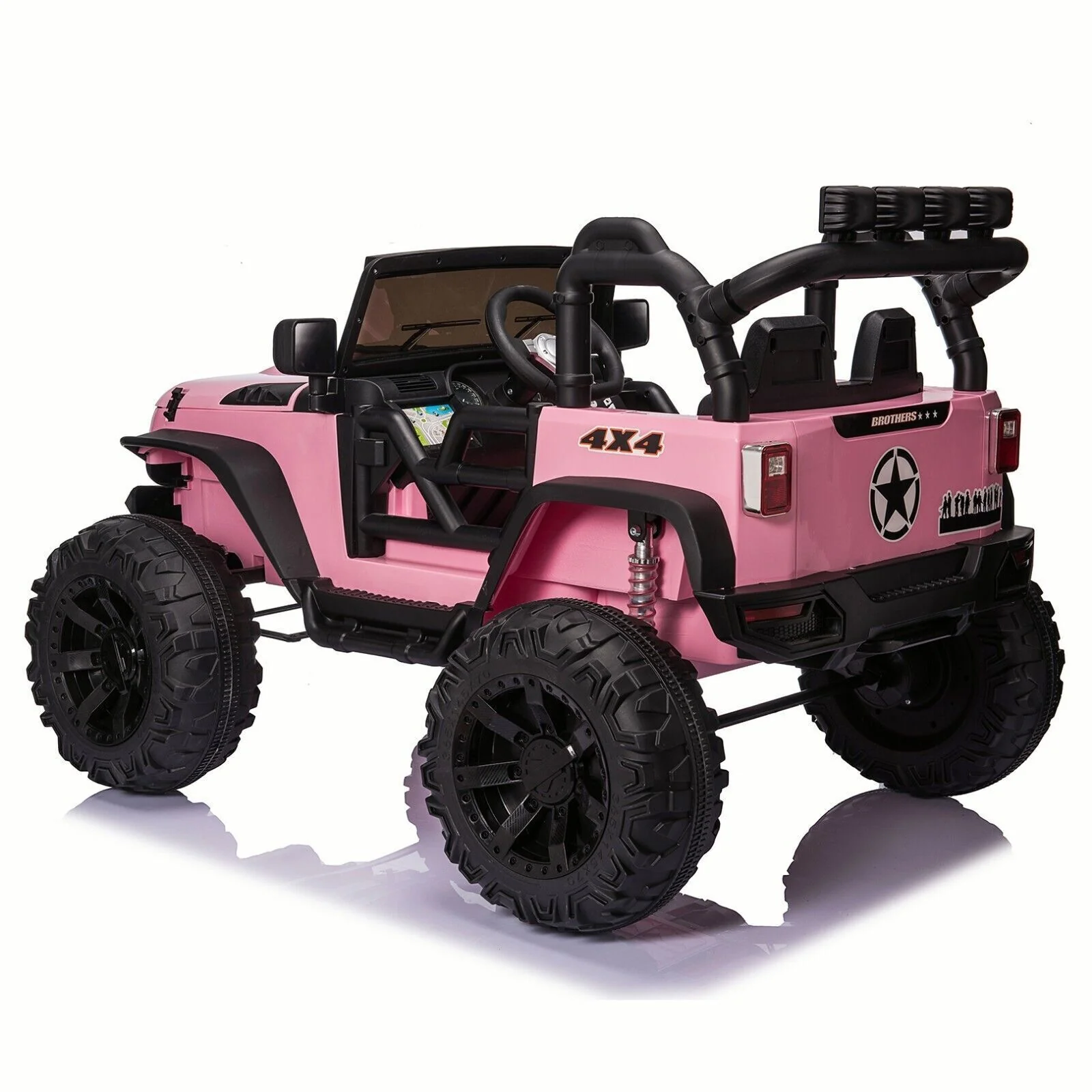 24V Kids Electric Ride-On Truck 2-Seater with Bluetooth and Remote Control, 2x200W Motors - Image 21