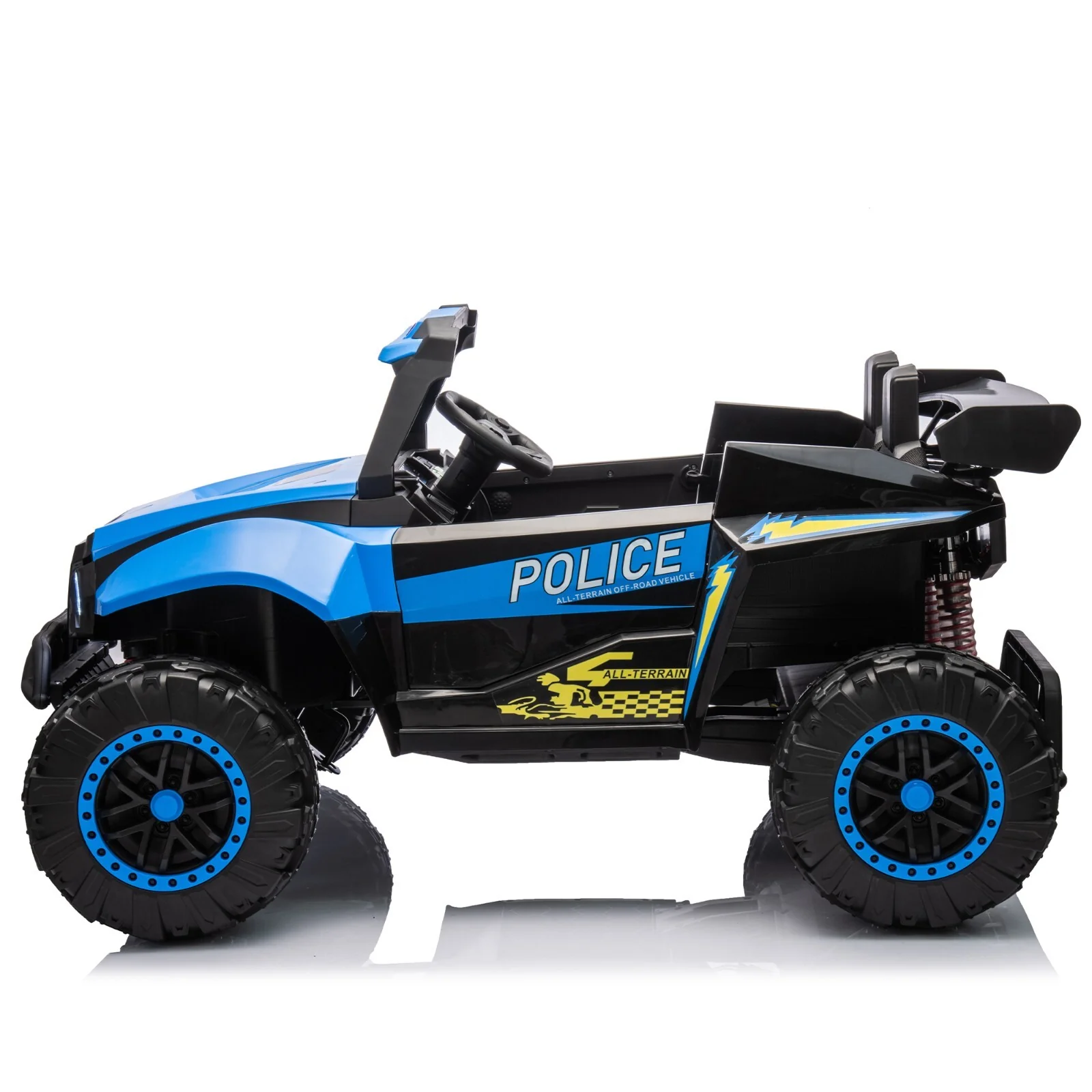24V Electric Kids 2-Seater Ride-On 4-Wheeler UTV with Remote Control Blue - Image 11