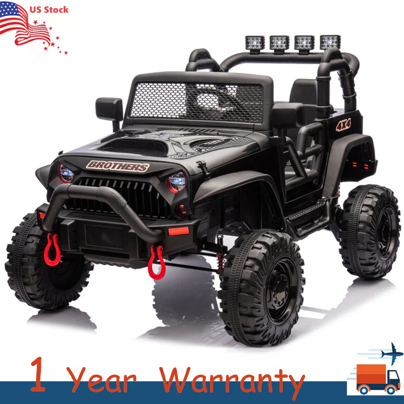 24V 400W 4-Wheel Electric Off-Road Ride-On Car with Remote for Kids Ages 3+