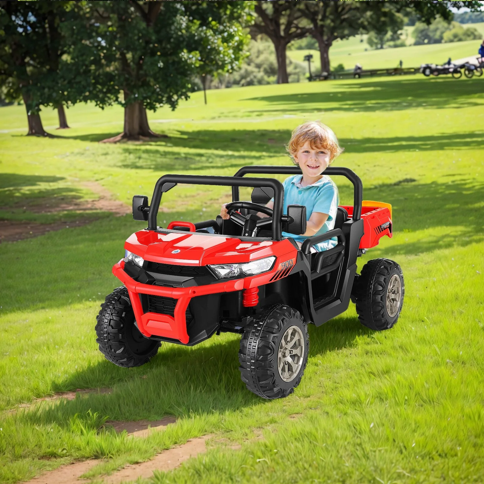 24V Electric 4-Wheel Off-Road Kids Ride-On UTV with Remote Control - Image 18