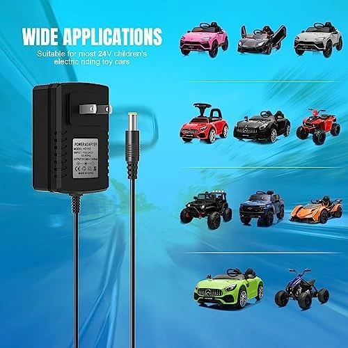24V Kids Ride-On Car Charger for SUV Jeep ATV Quad Electric Toys - Image 7