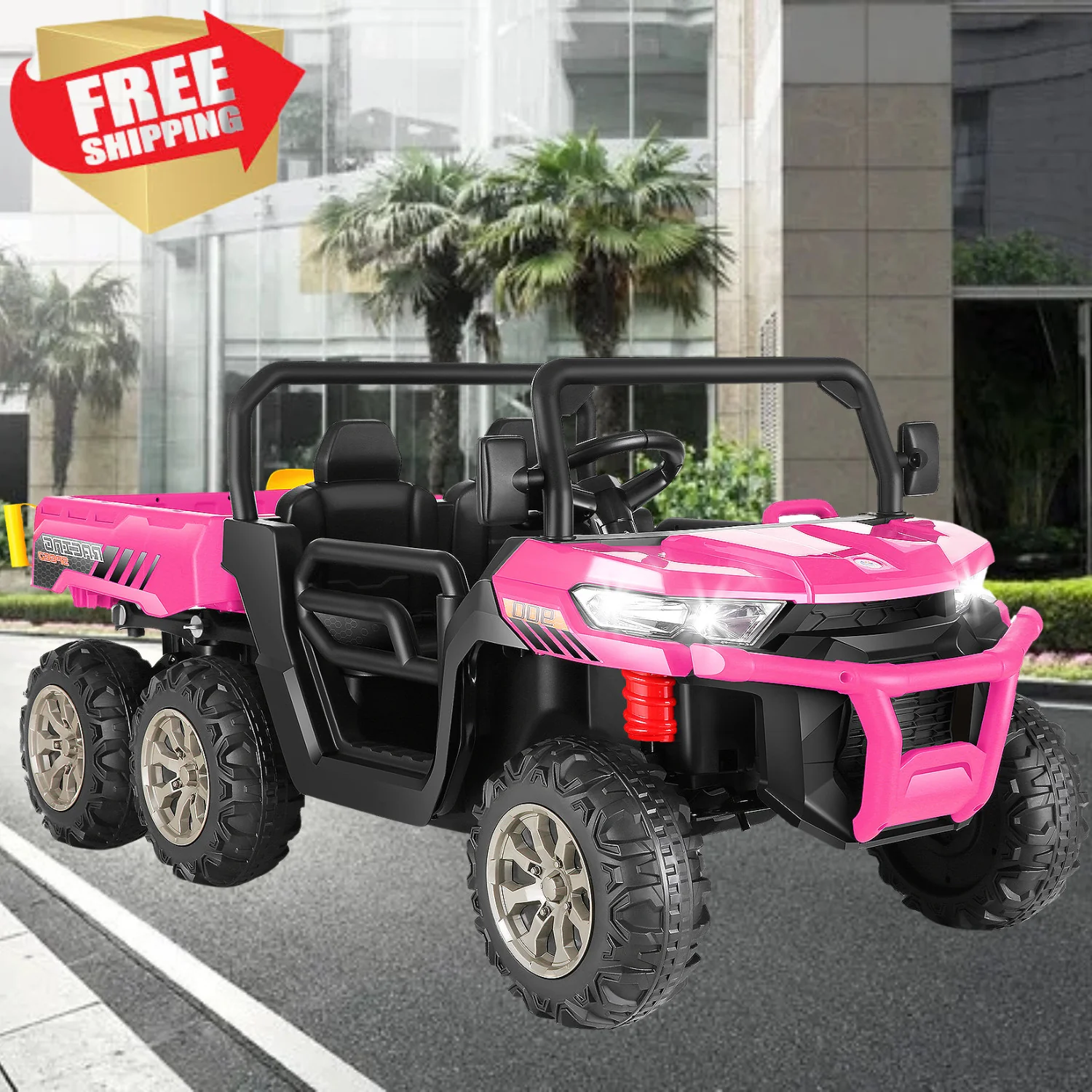 24V Electric 2-Seater Kids Ride-On Dump Truck with Remote Control Toy - Image 26