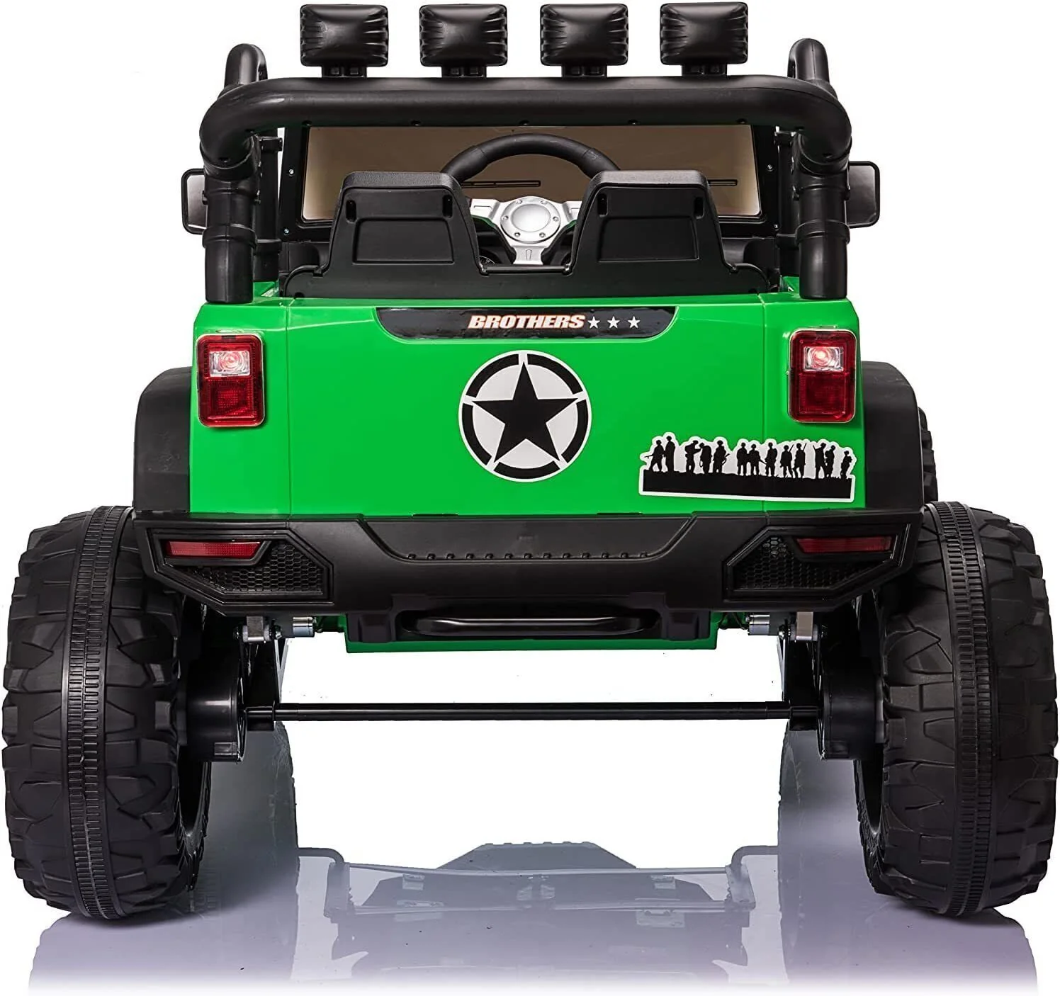 24V Kids Electric Ride-On Jeep Truck with 2 x 200W Motors, 2-Seater, LED Lights, and Music - Image 23
