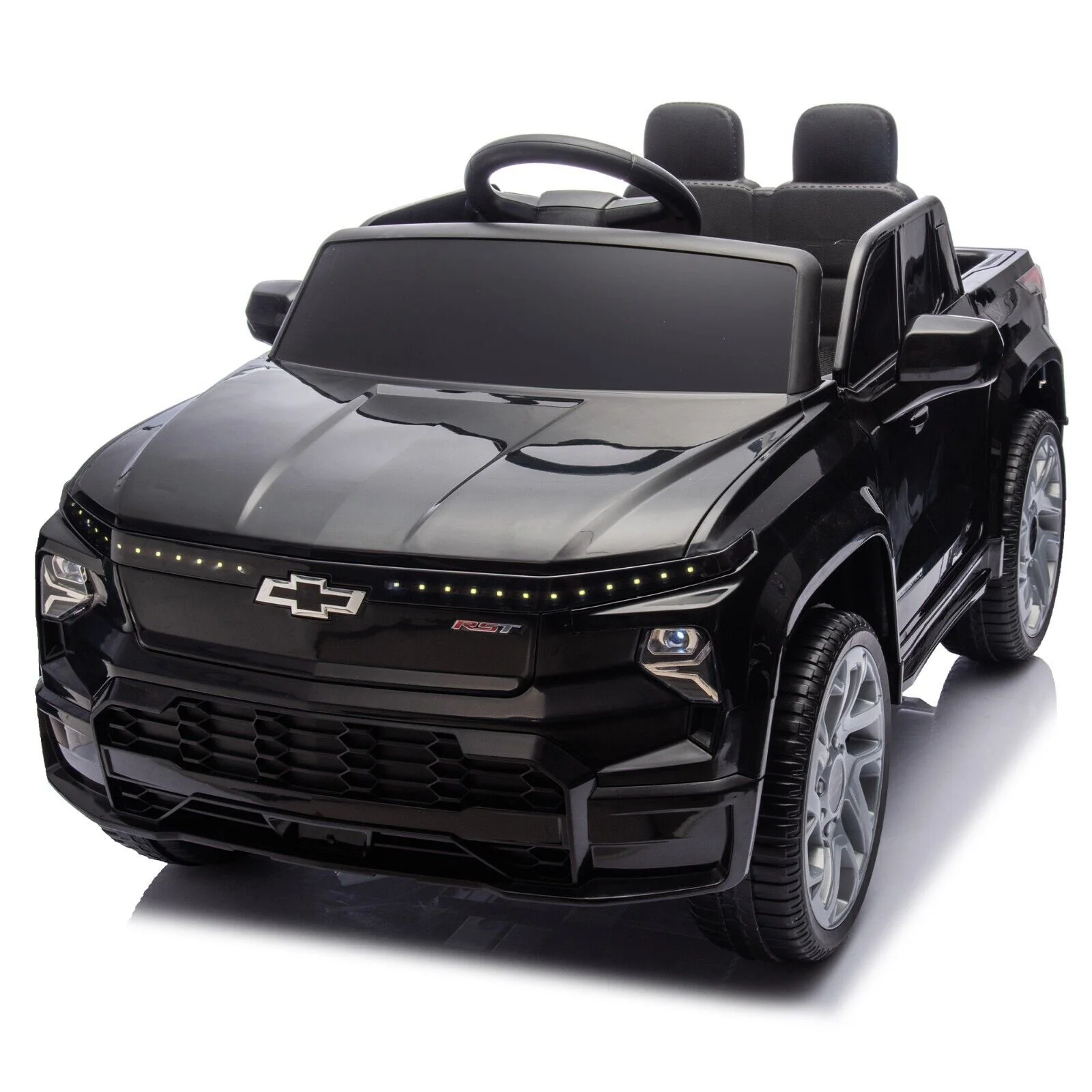24V Licensed Chevrolet Silverado Electric Ride-On Truck Toy with Remote for Kids - Image 15