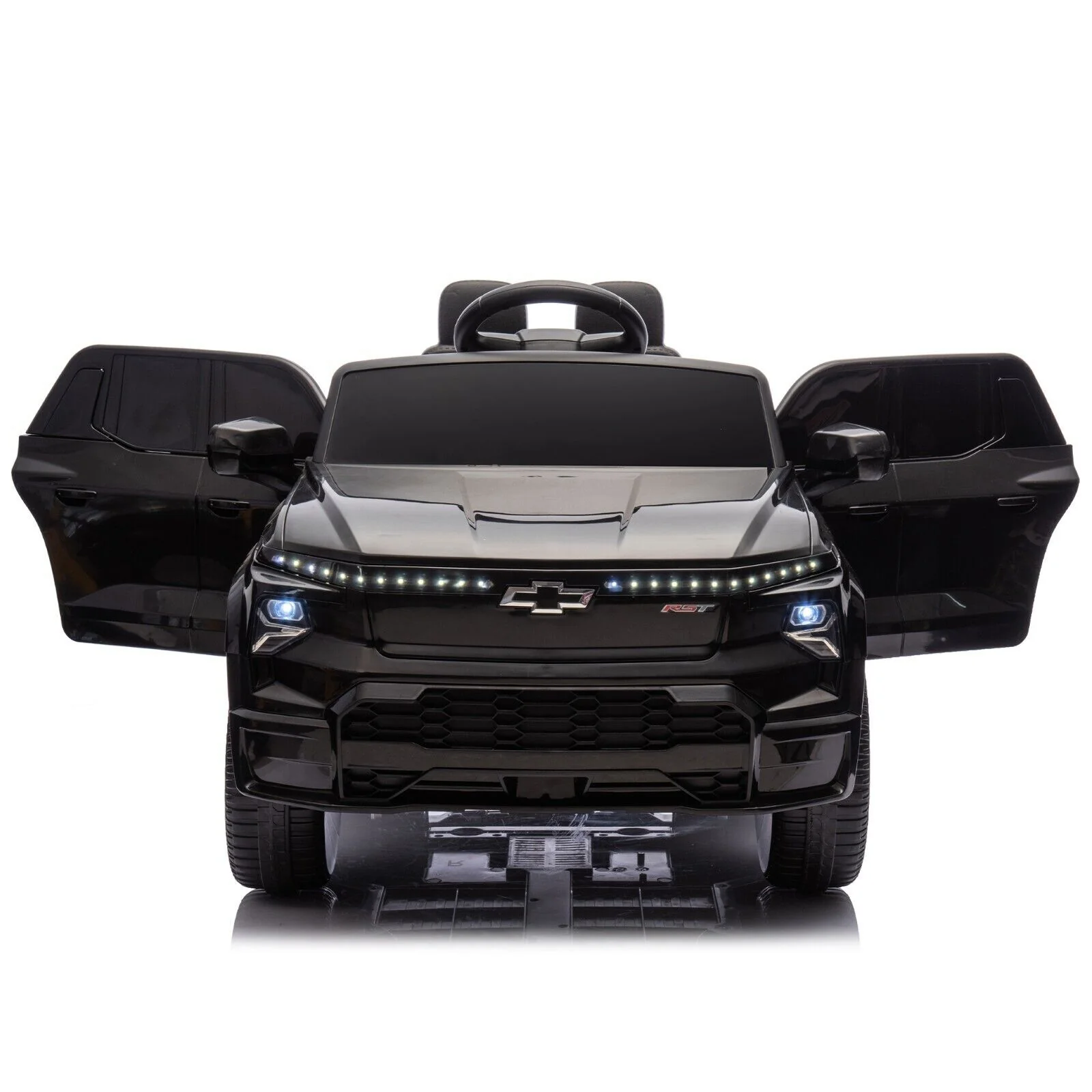 24V Licensed Chevrolet Silverado Electric Ride-On Truck Toy with Remote for Kids - Image 18