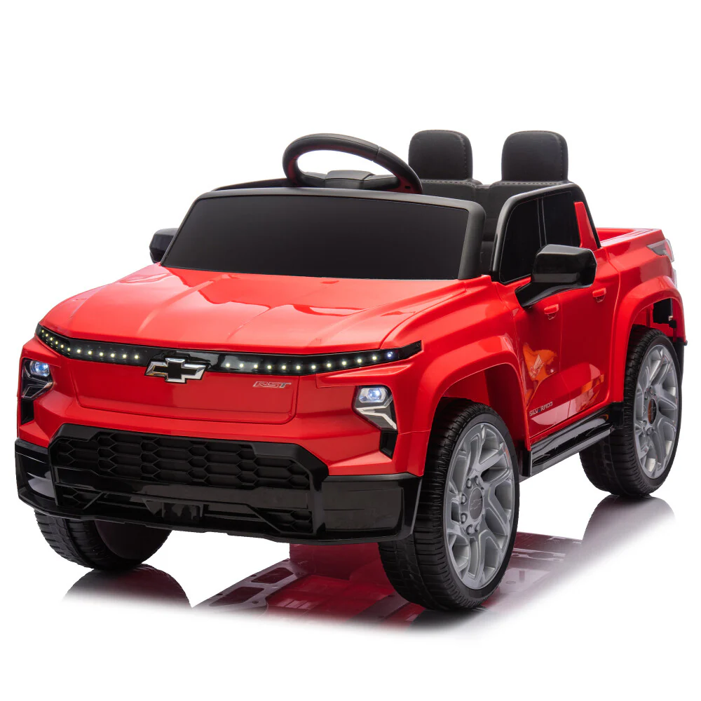 24V Electric Licensed Chevrolet Silverado Ride-On Truck for Kids with Remote Control