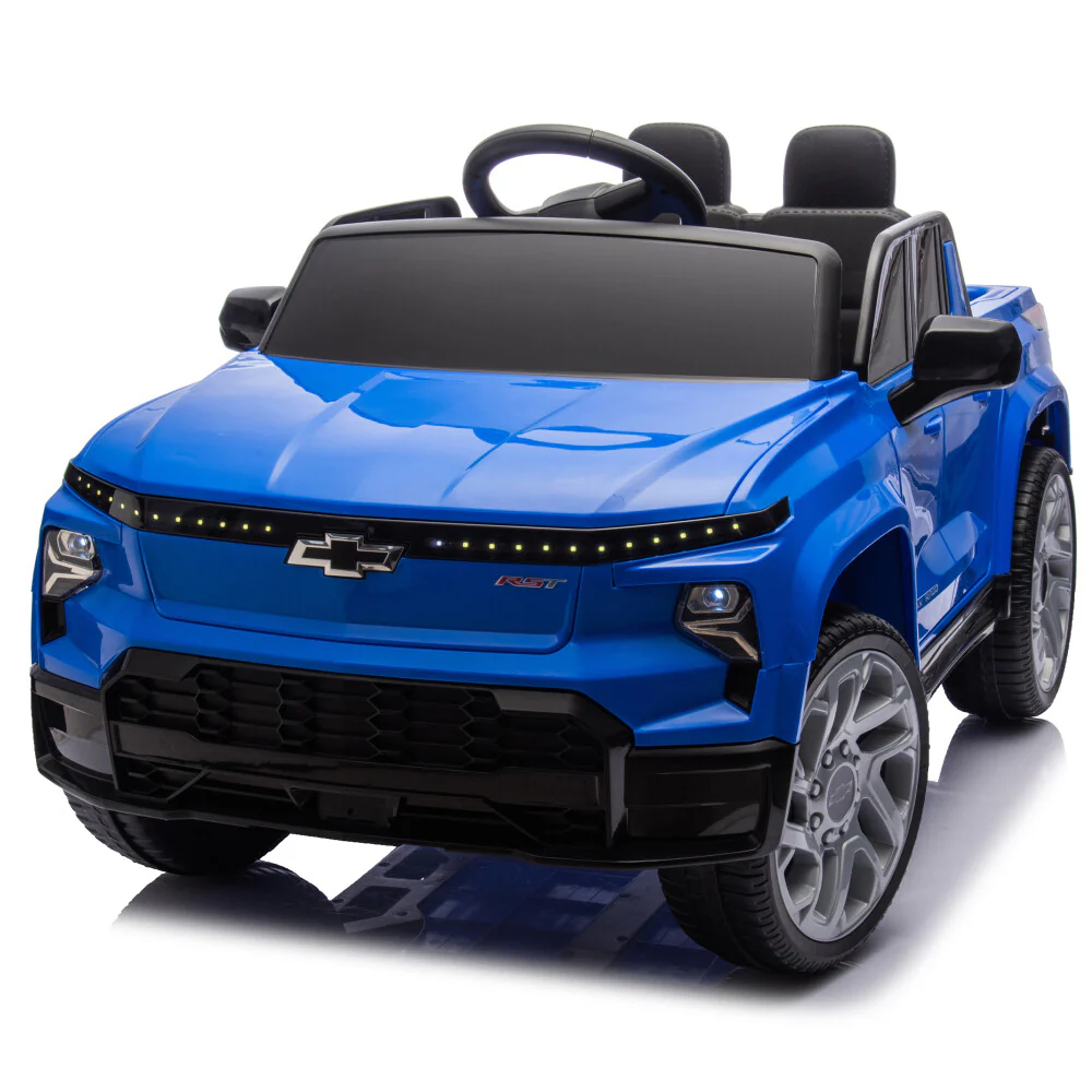 24V Electric Licensed Chevrolet Silverado Ride-On Truck for Kids with Remote Control - Image 39