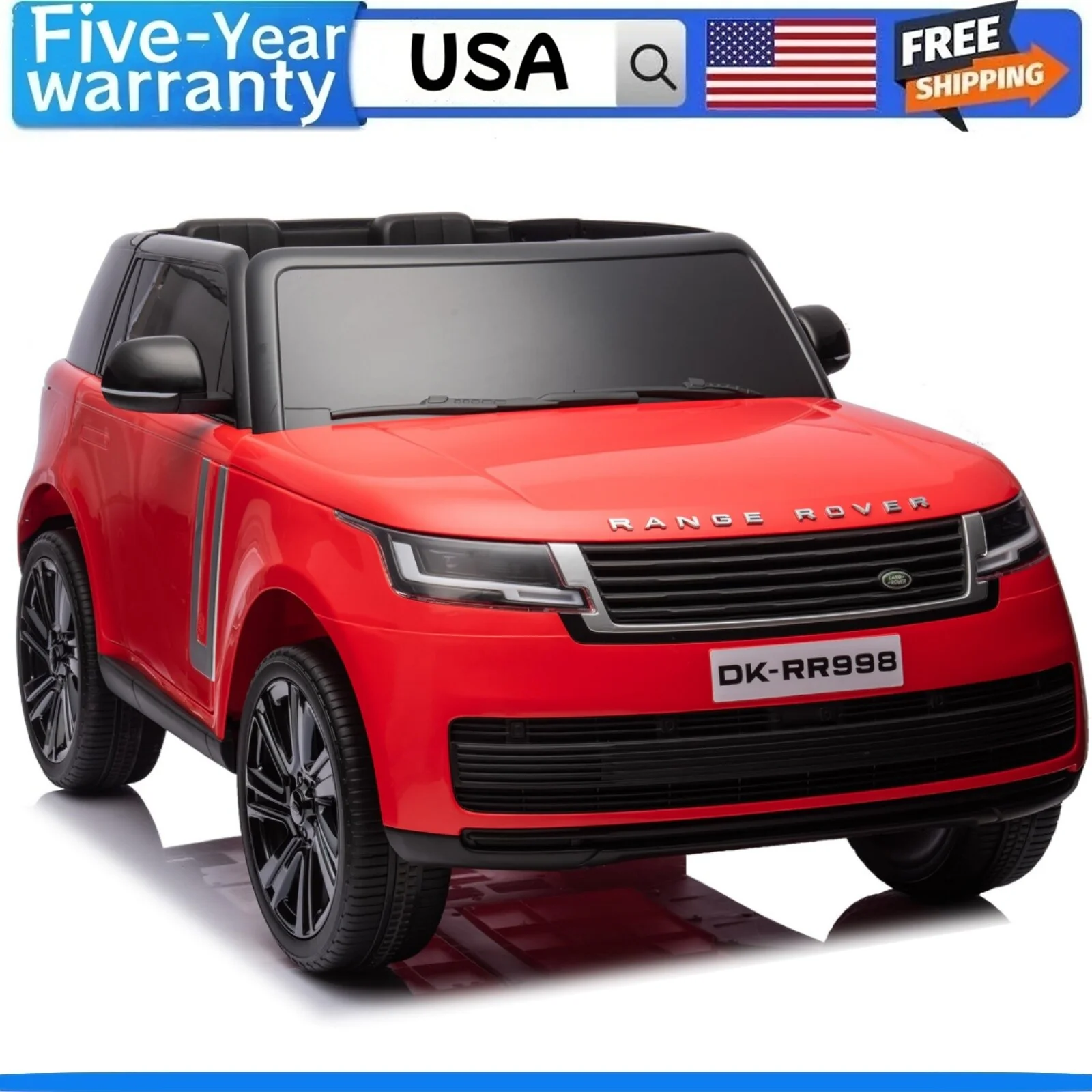 24V Licensed Land Rover Electric Ride-On Car for Kids with Remote Control