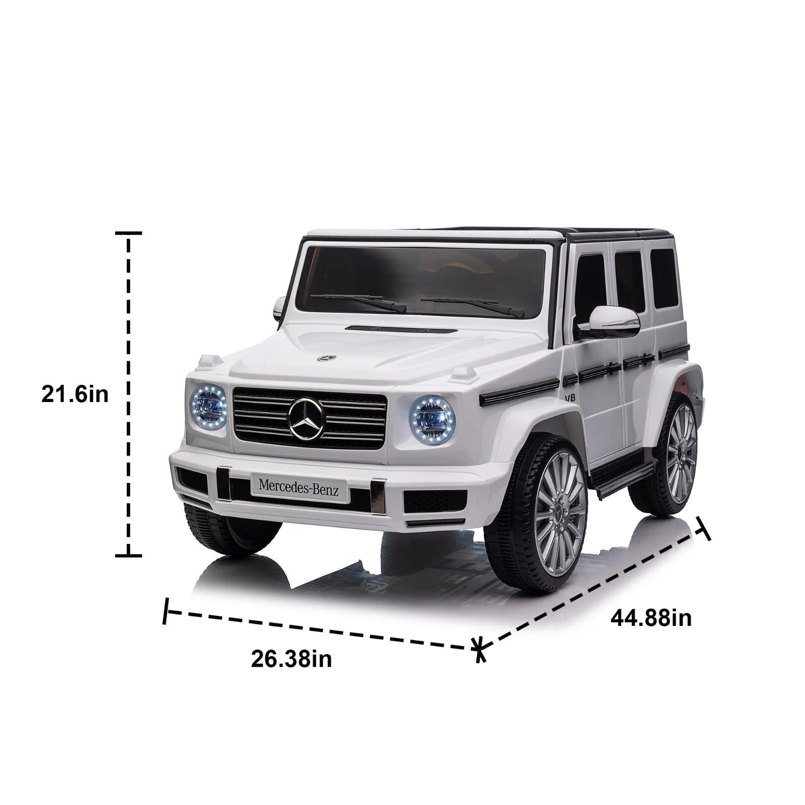 24V Kids Electric Ride-On Car Licensed Mercedes-Benz G500 with Remote Control - Image 15