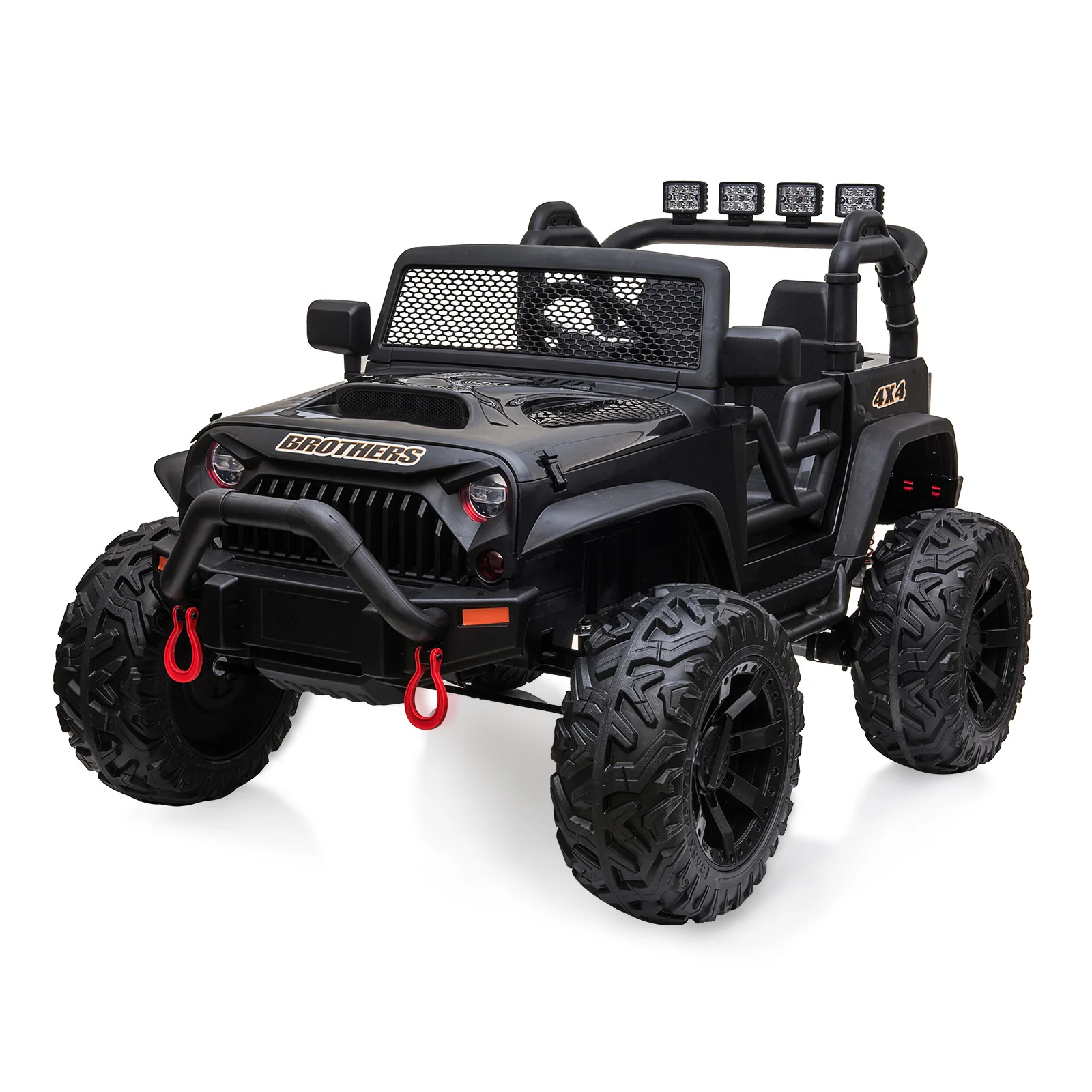 24V Battery-Powered Kids Ride-On Truck with Powerful Engine, 4WD, 2-Seater, and Safety Braking System - Image 10