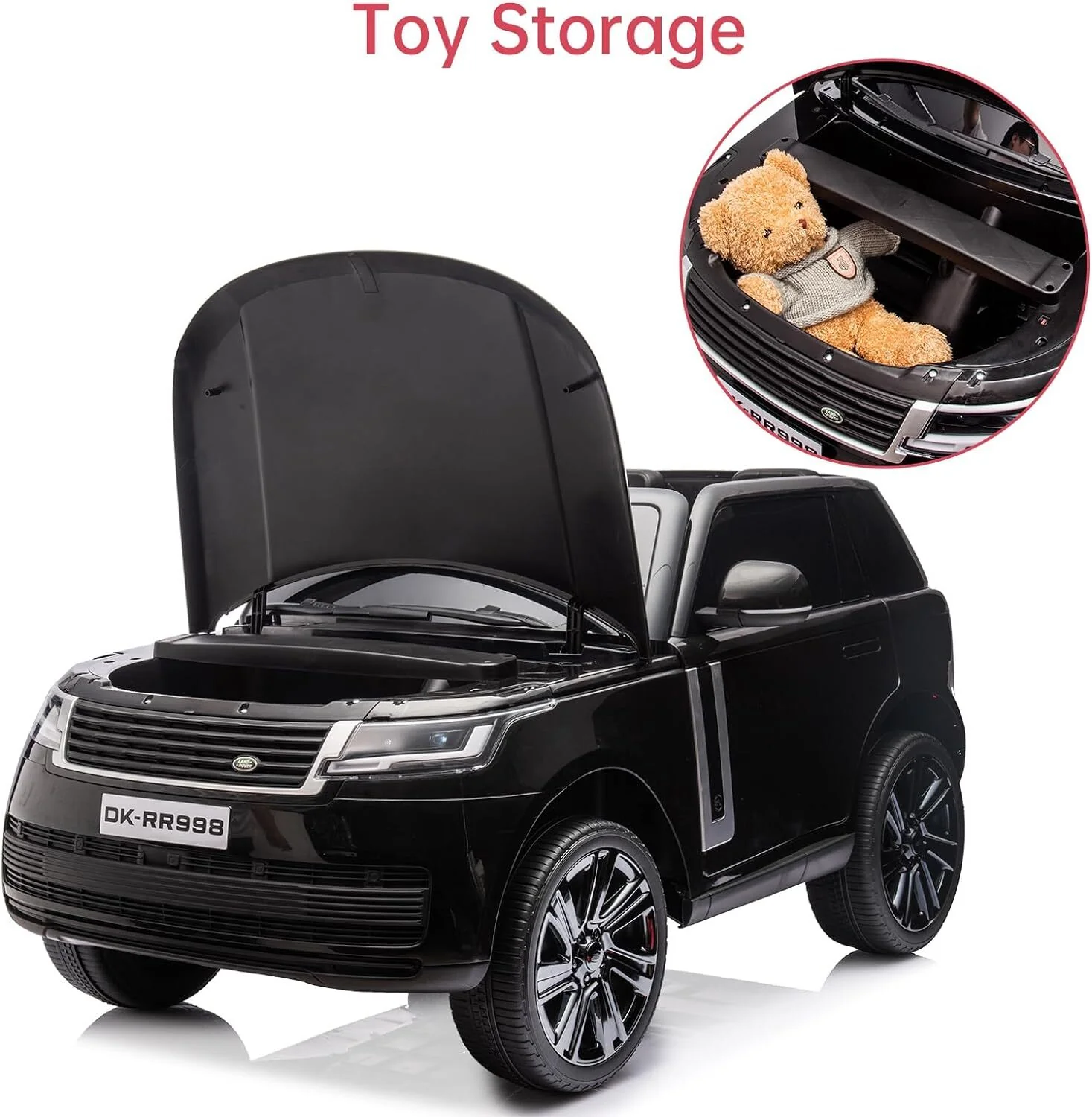 24V Licensed Land Rover 2-Seater Kids Ride-On SUV with Remote Control - Image 4