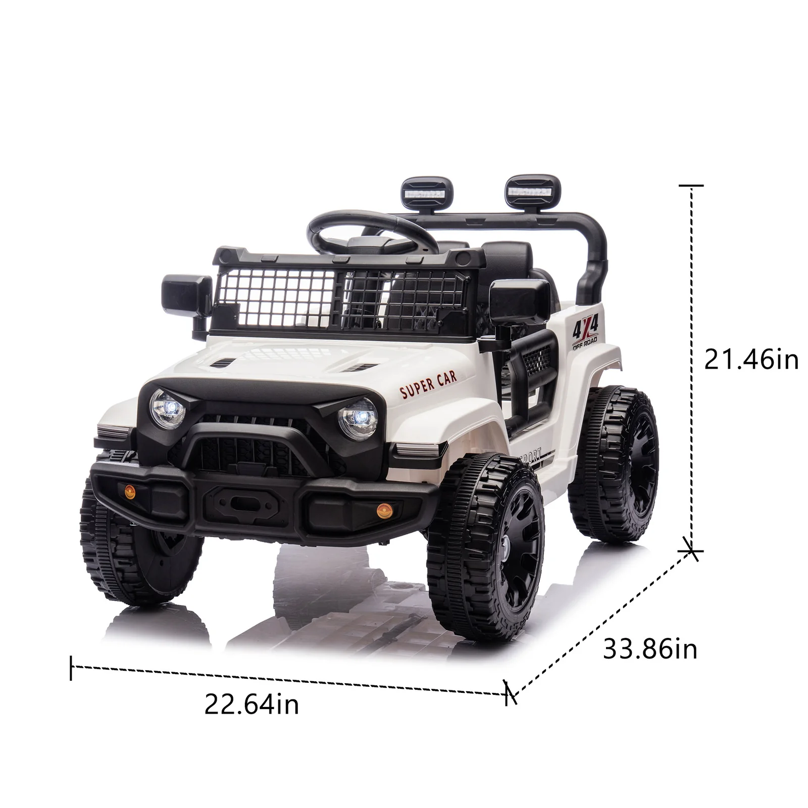 24V Kids Ride-On Car with Parental Control, Four-Wheel Suspension, 2WD Power Display - Image 2