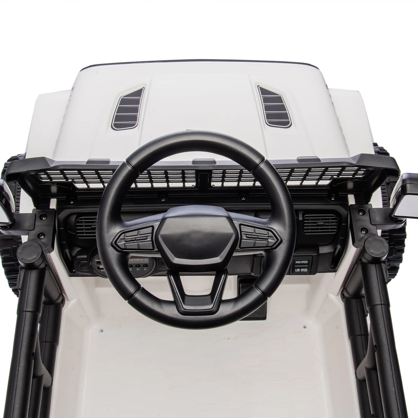 24V Kids Ride-On Car with Parental Control, Four-Wheel Suspension, 2WD Power Display - Image 20