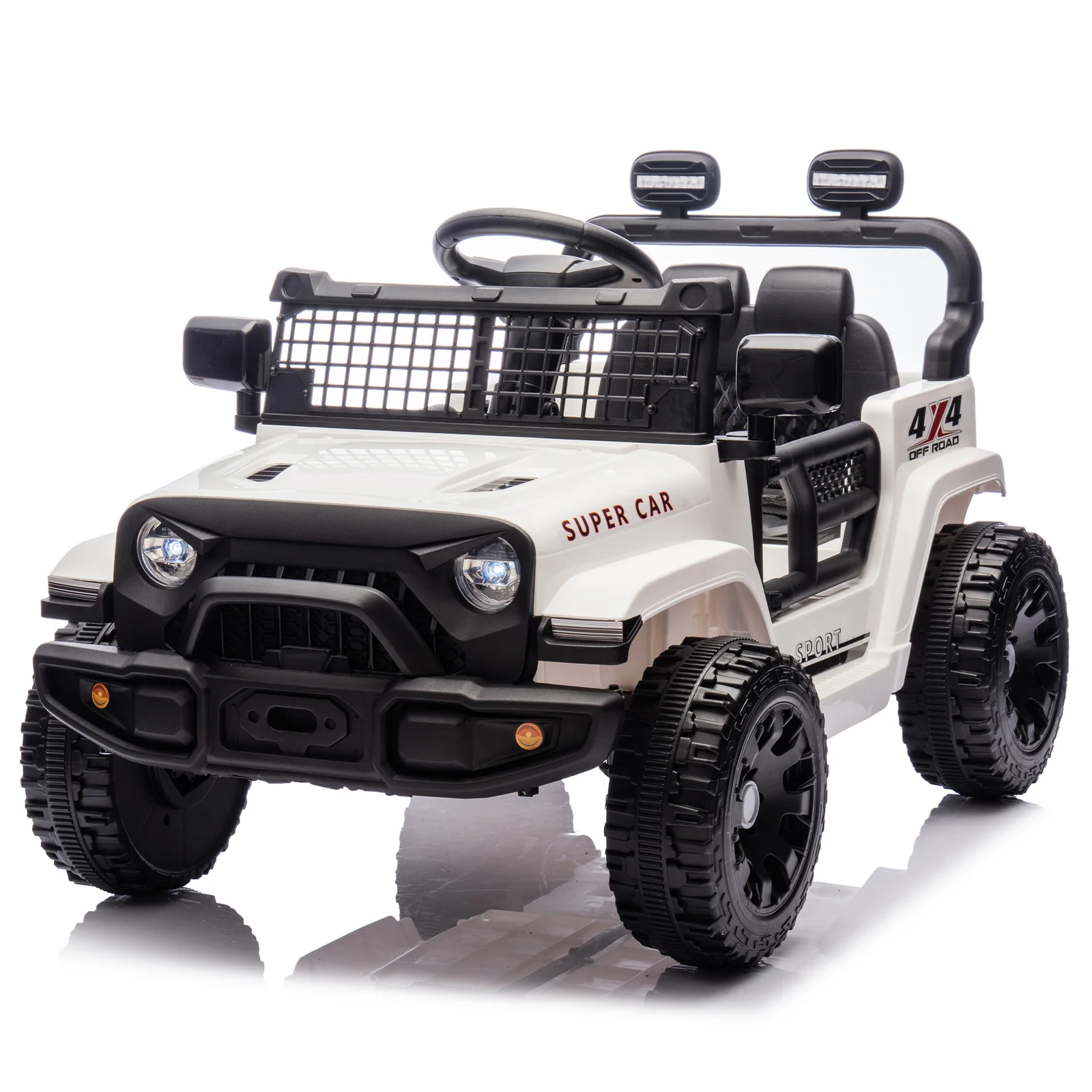 24V Kids Ride-On Car with Parental Control, Four-Wheel Suspension, 2WD Power Display - Image 4