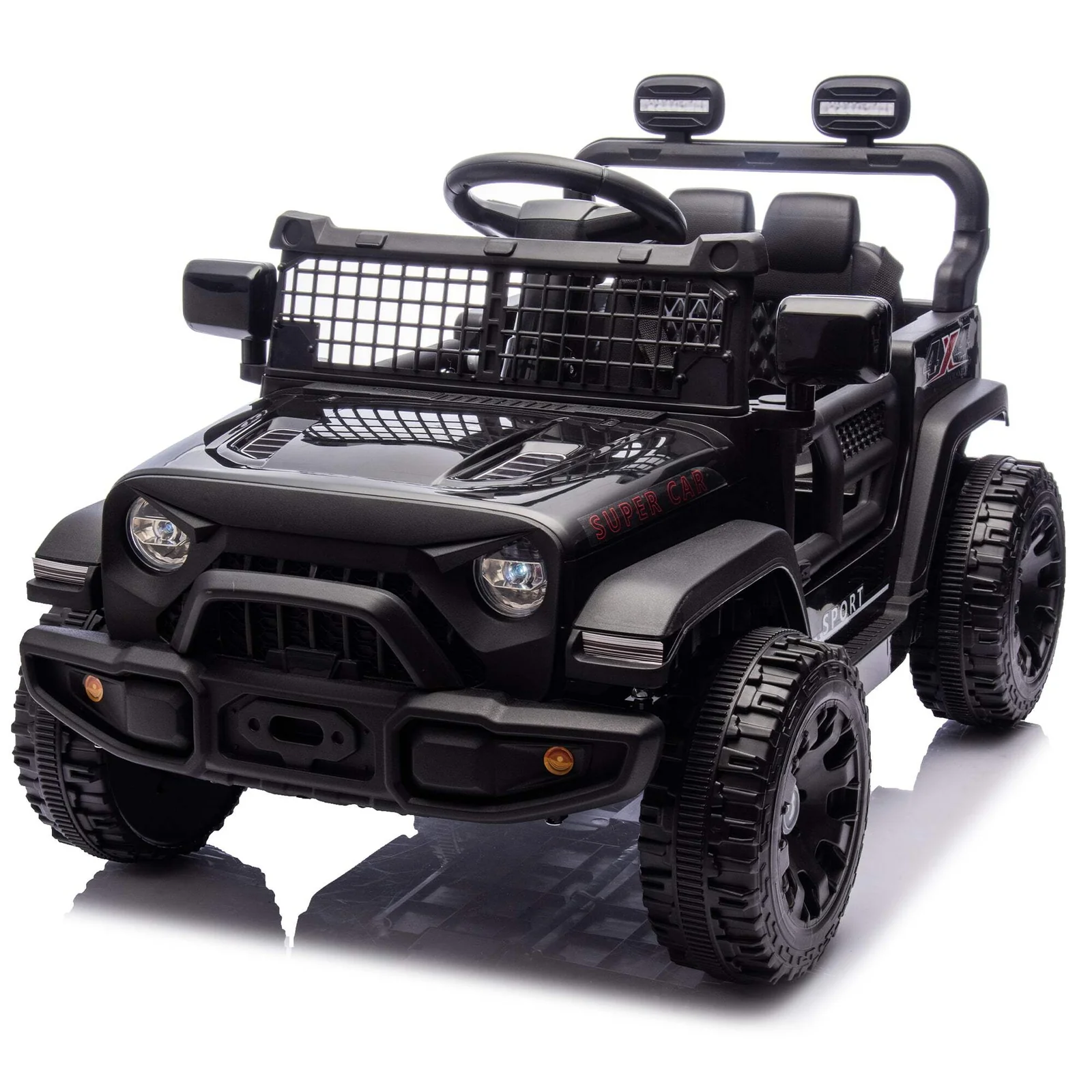 24V Kids Ride-On Car with Parental Control, Four-Wheel Suspension, 2WD, Power Display - Image 3