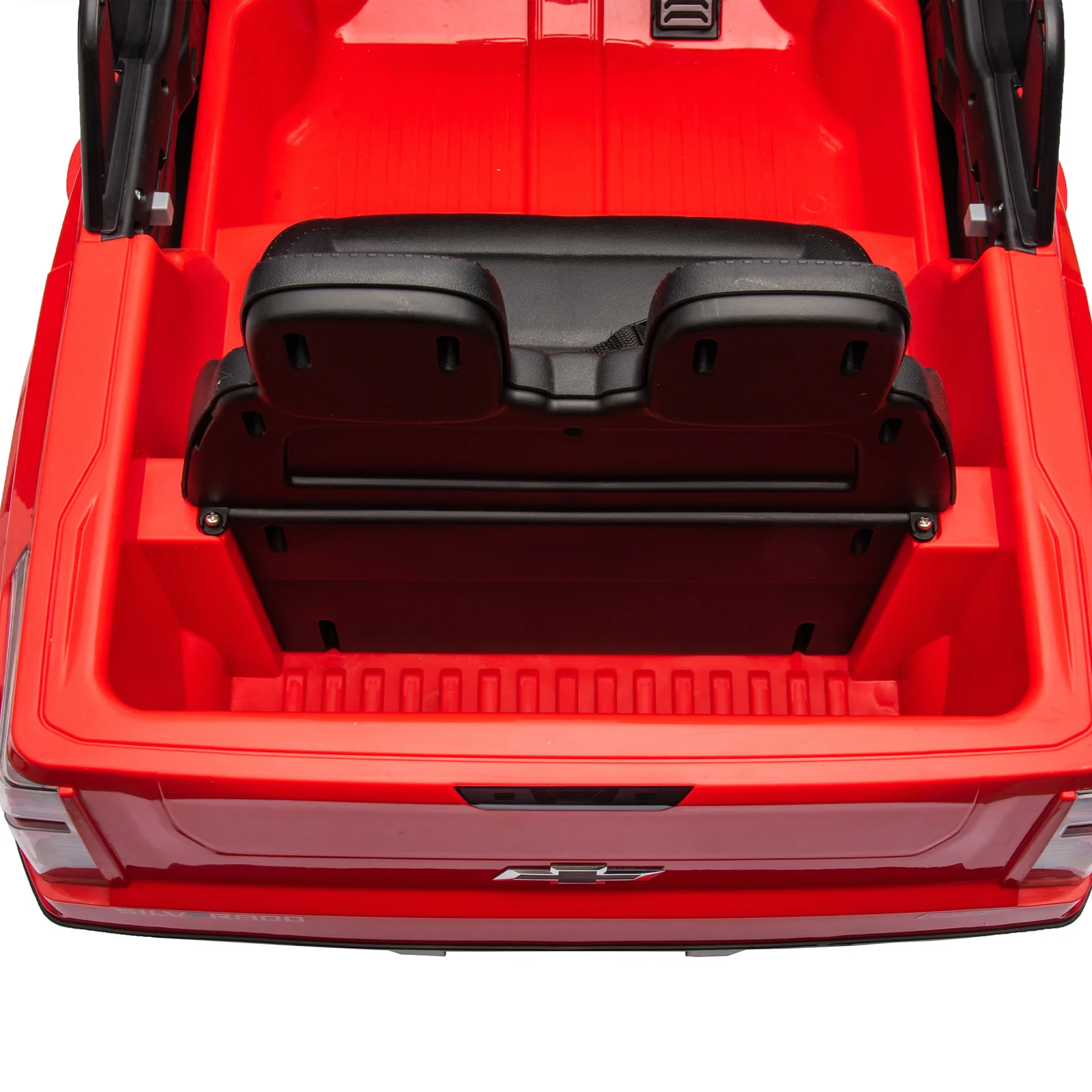 24V Kids Ride-On Car with Parental Remote Control Licensed Chevrolet Silverado Four-Wheel - Image 24