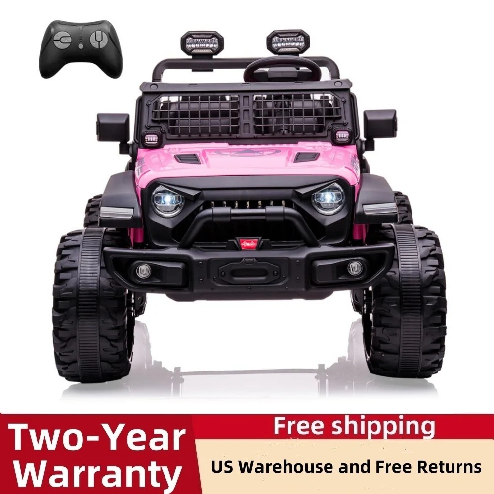 24V Electric Kids Ride-On Car with Remote Control, 2 Seats, 20" Wheels, 7Ah Battery