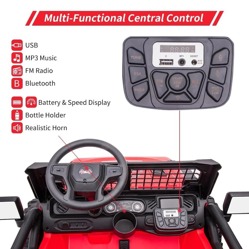 24V Kids Ride-On Car with Remote Control - Image 4